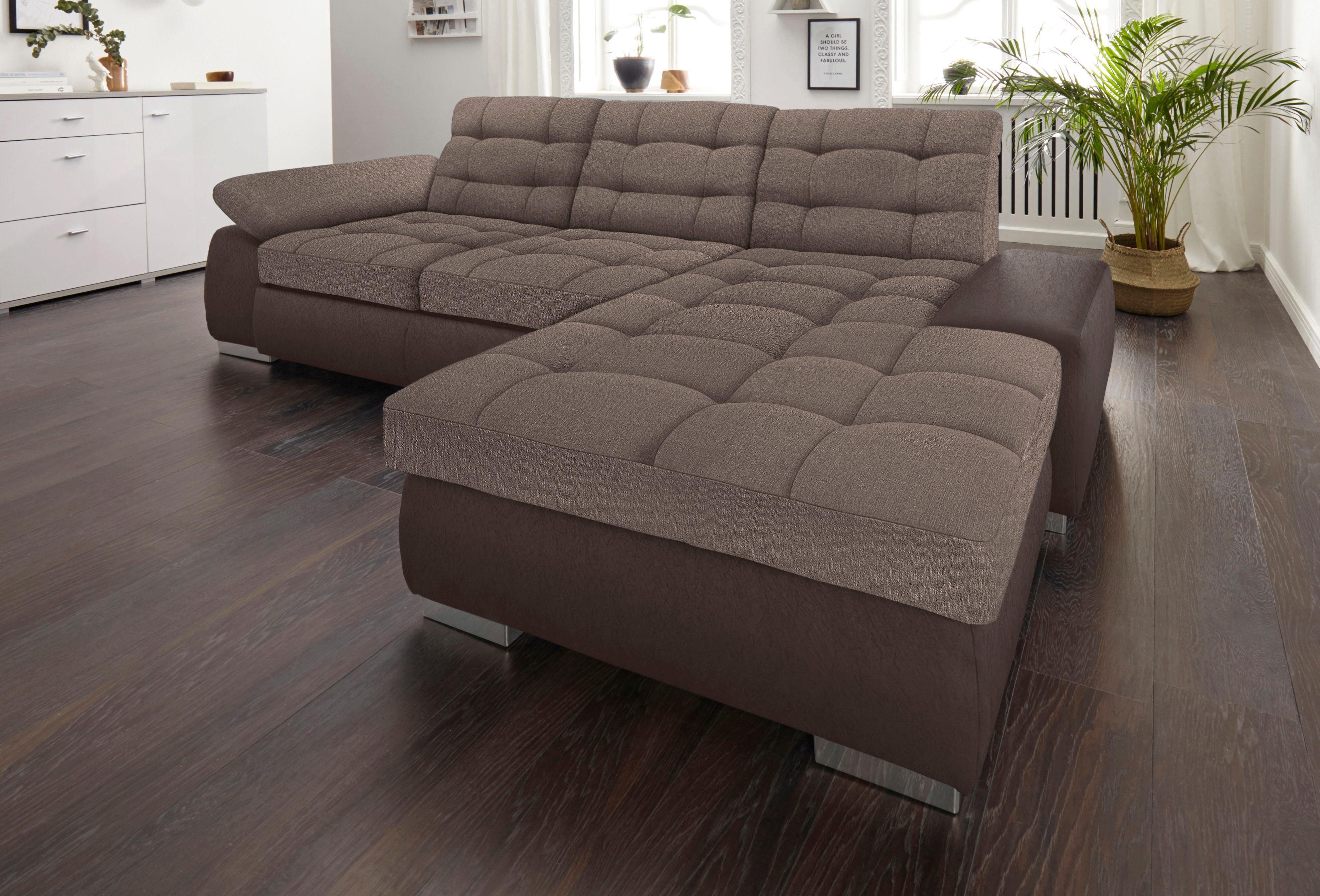 Sit&more Hoekbank Ontario L-vorm XXL, optioneel met slaapfunctie