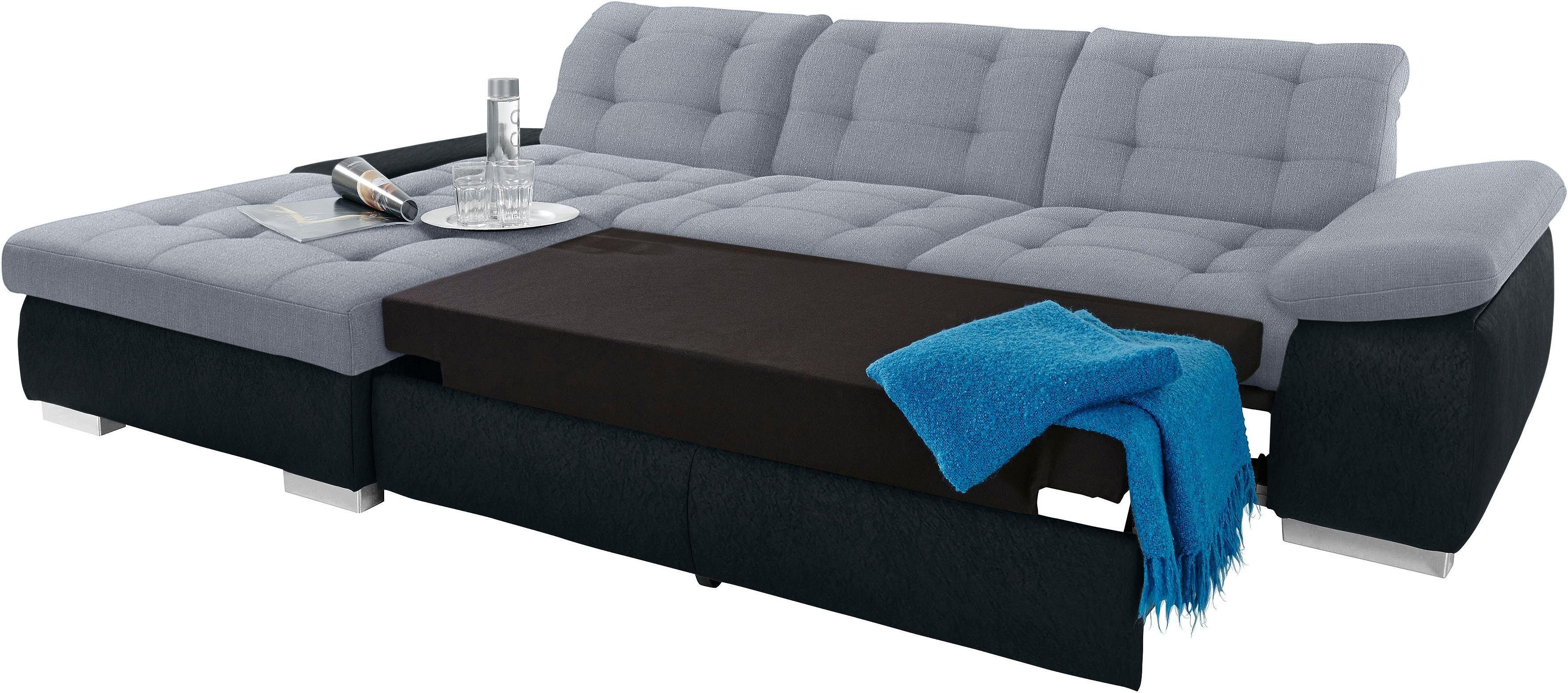 sit&more Hoekbank Ontario L-vorm XXL, optioneel met slaapfunctie