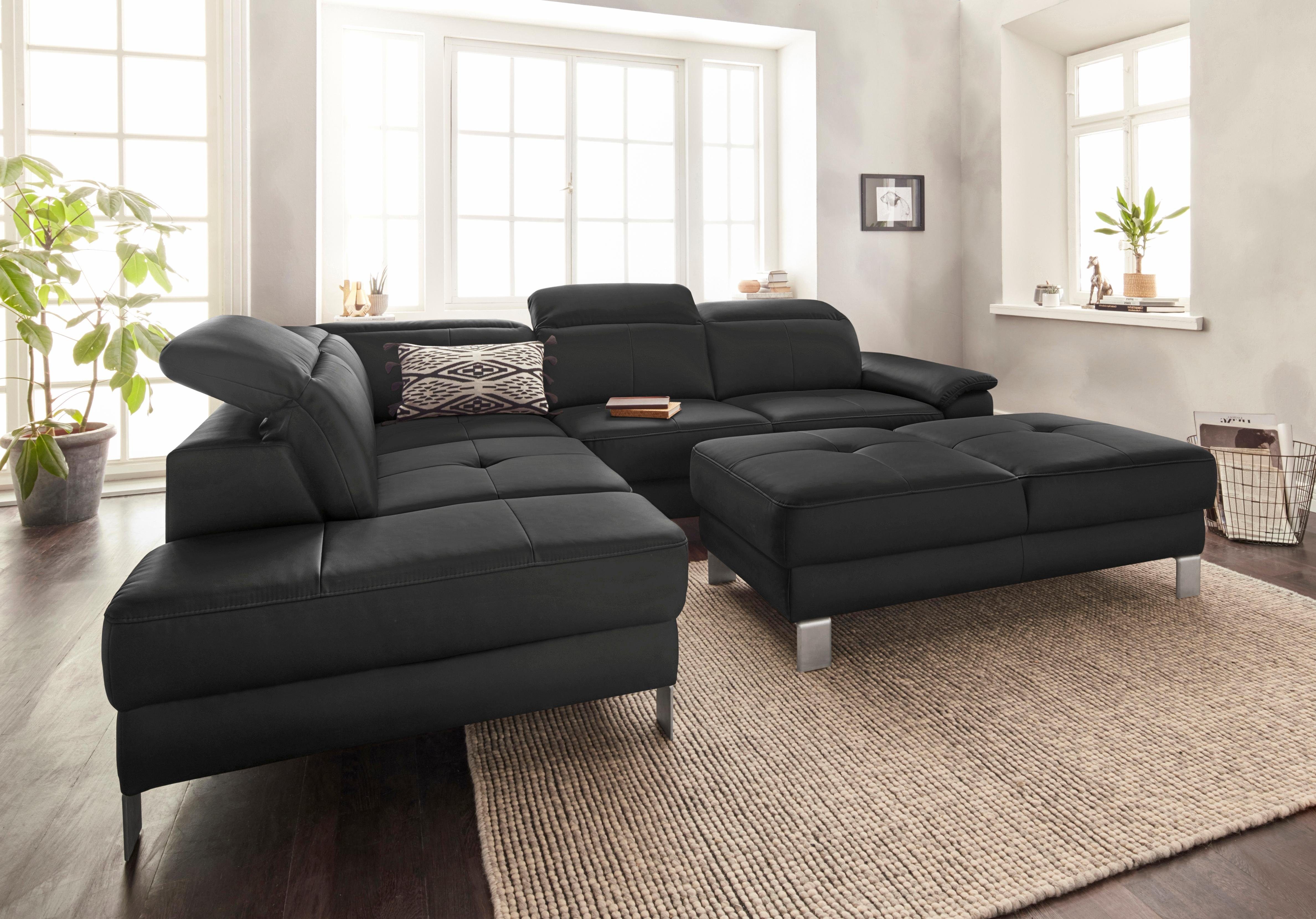 exxpo - sofa fashion Hoekbank Mantua, L-vorm met hoofd- of rugverstelling, bedfunctie en bedlade