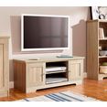 home affaire tv-meubel nanna met een mooi oppervlak in eiken-look, in twee verschillende breedten beige