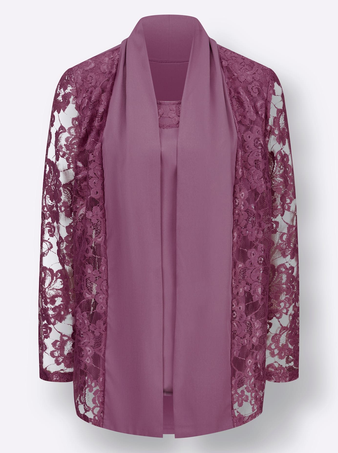 Classic Basics Kanten blouse