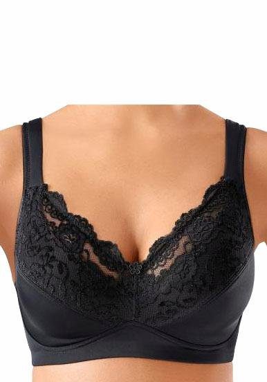 Petite fleur Soft-bh zonder beugels met comfortabele schouderbandjes (Set van 2)