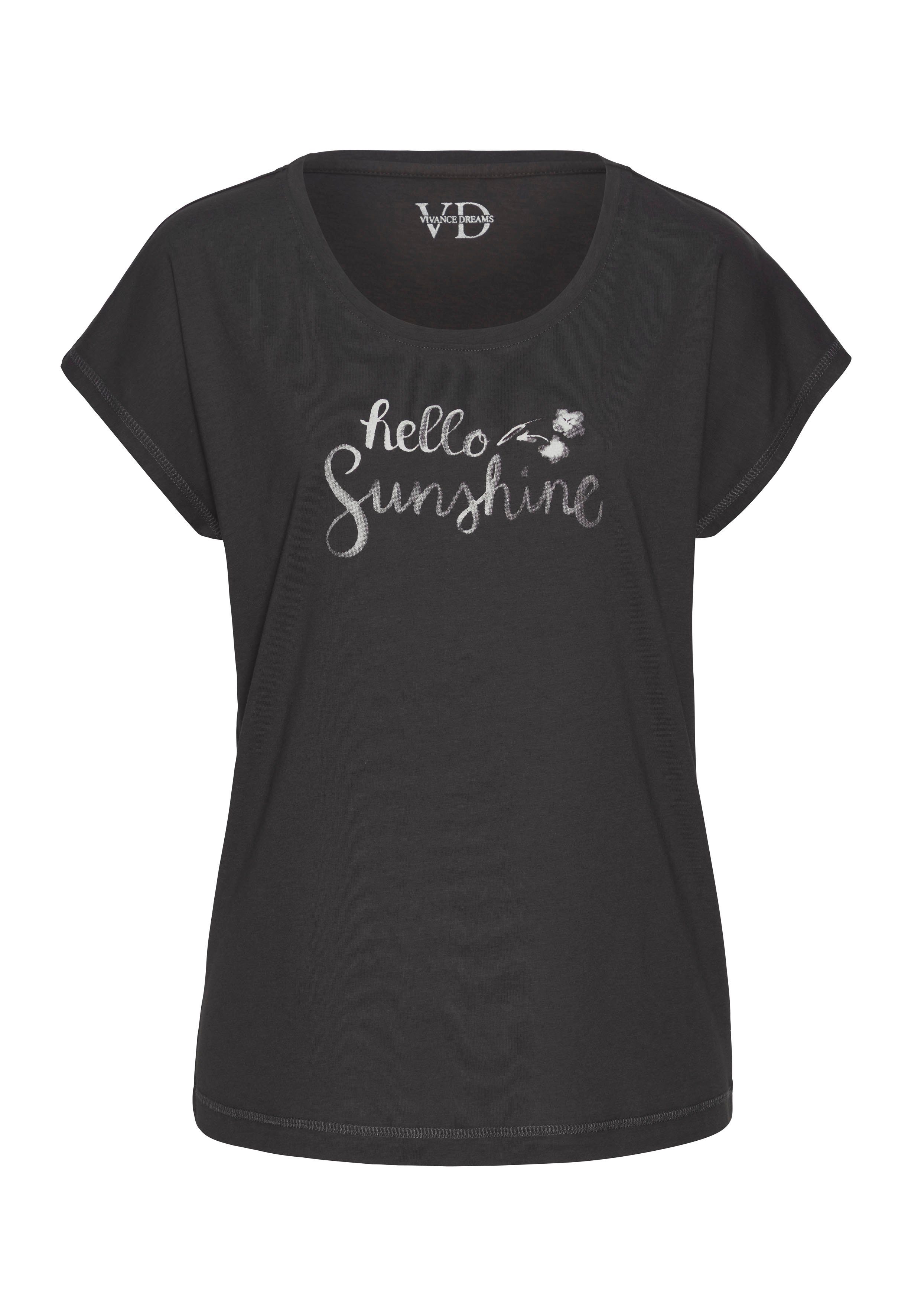 Vivance Dreams Pyjama top met frontprint