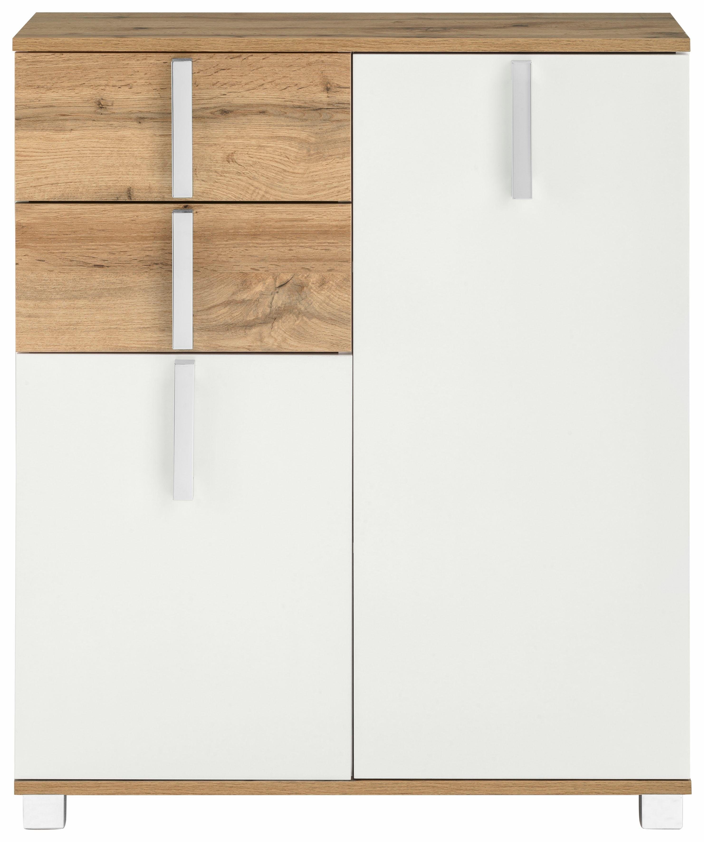 Schildmeyer Badkamerkast Kampen made in Germany Breedte 80,6 cm, met metalen handgrepen, deuren met soft-closetechniek