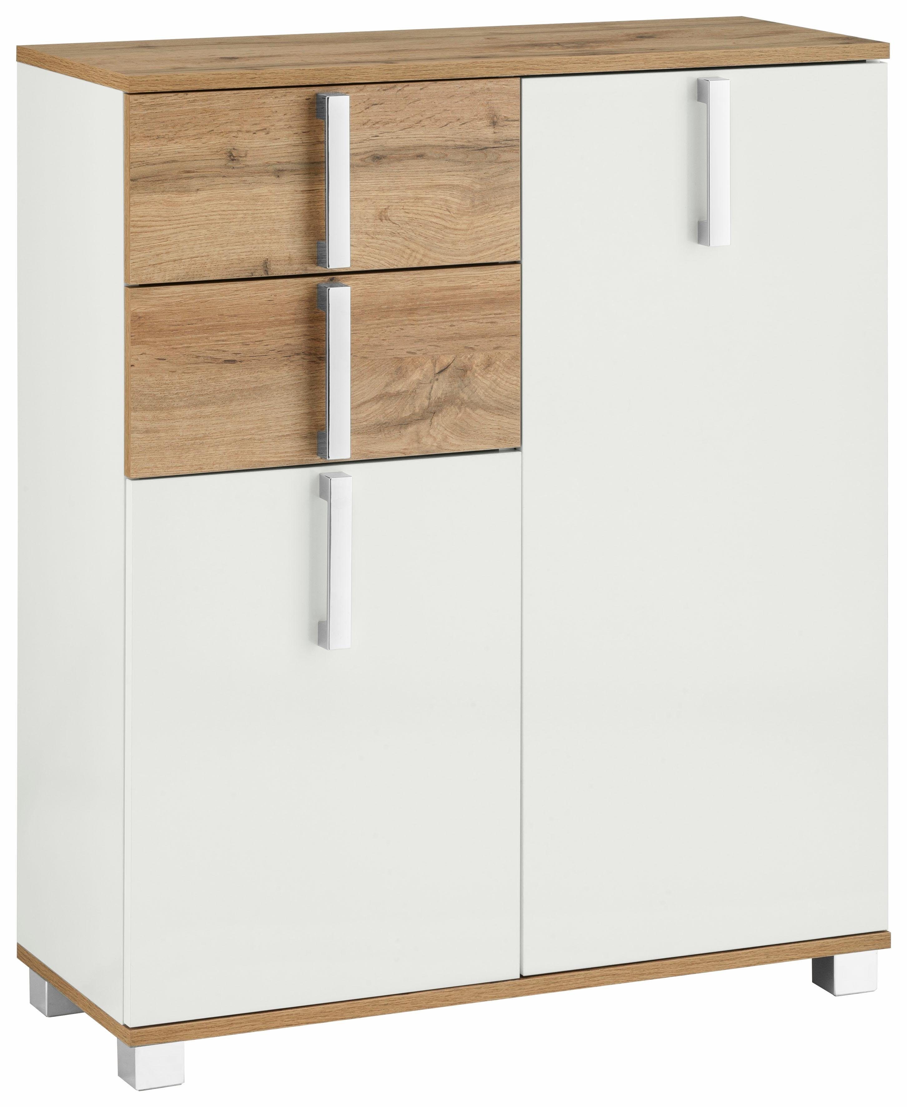 Schildmeyer Badkamerkast Kampen made in Germany Breedte 80,6 cm, met metalen handgrepen, deuren met soft-closetechniek