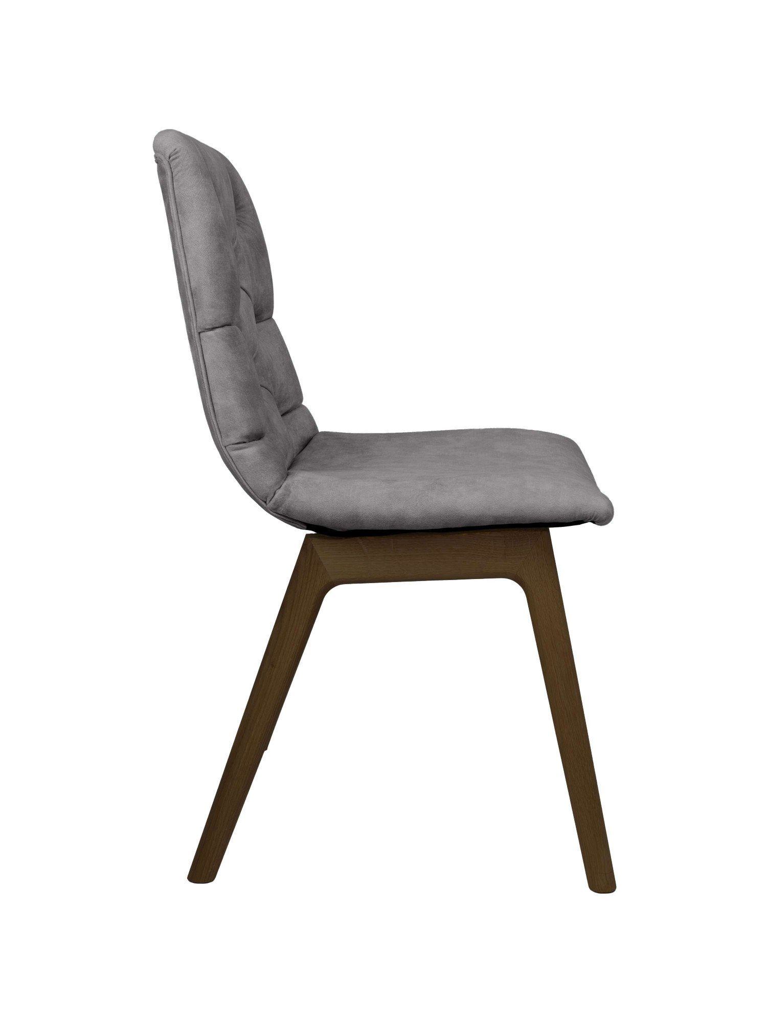 andas Eetkamerstoel Ramon met massief houten poten, in verschillende kleuren en stoffen (set, 2 stuks)