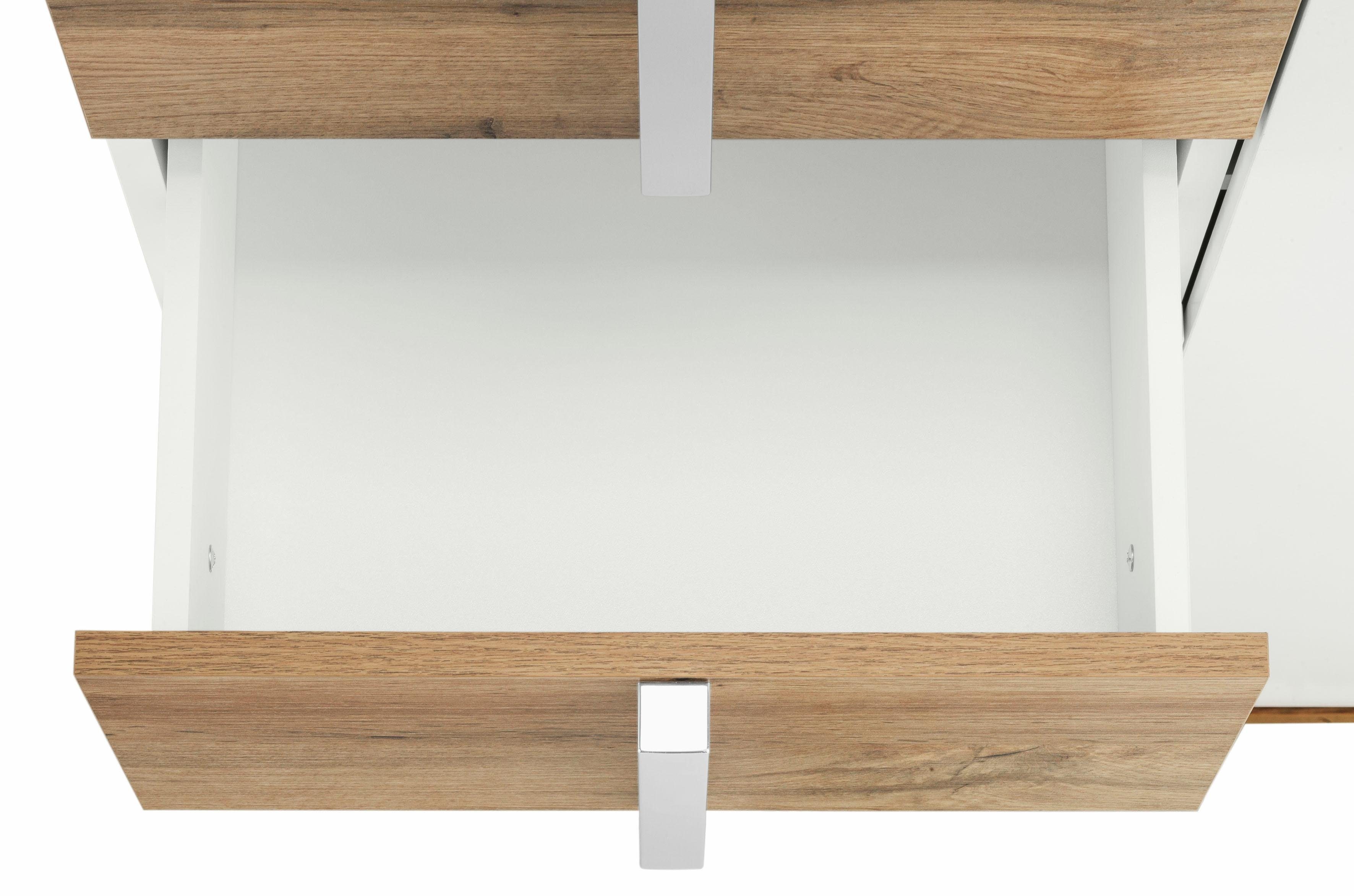 Schildmeyer Badkamerkast Kampen made in Germany Breedte 80,6 cm, met metalen handgrepen, deuren met soft-closetechniek