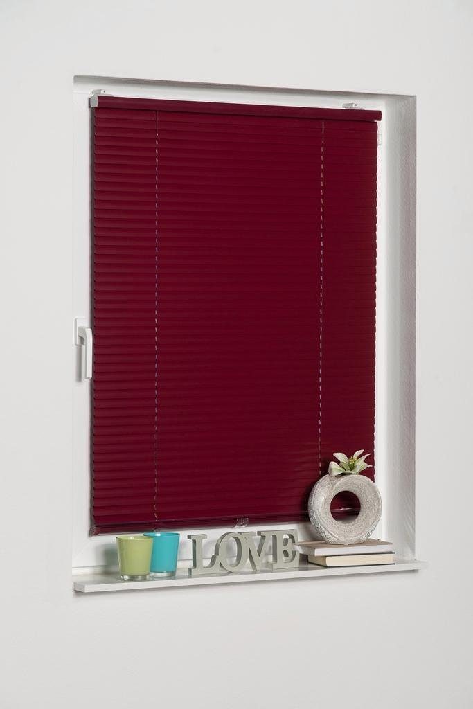 K-HOME Jaloezie Aluminium (1 stuk) vouwgordijnen & jaloezieën maat hxb: 160x140 cm rood