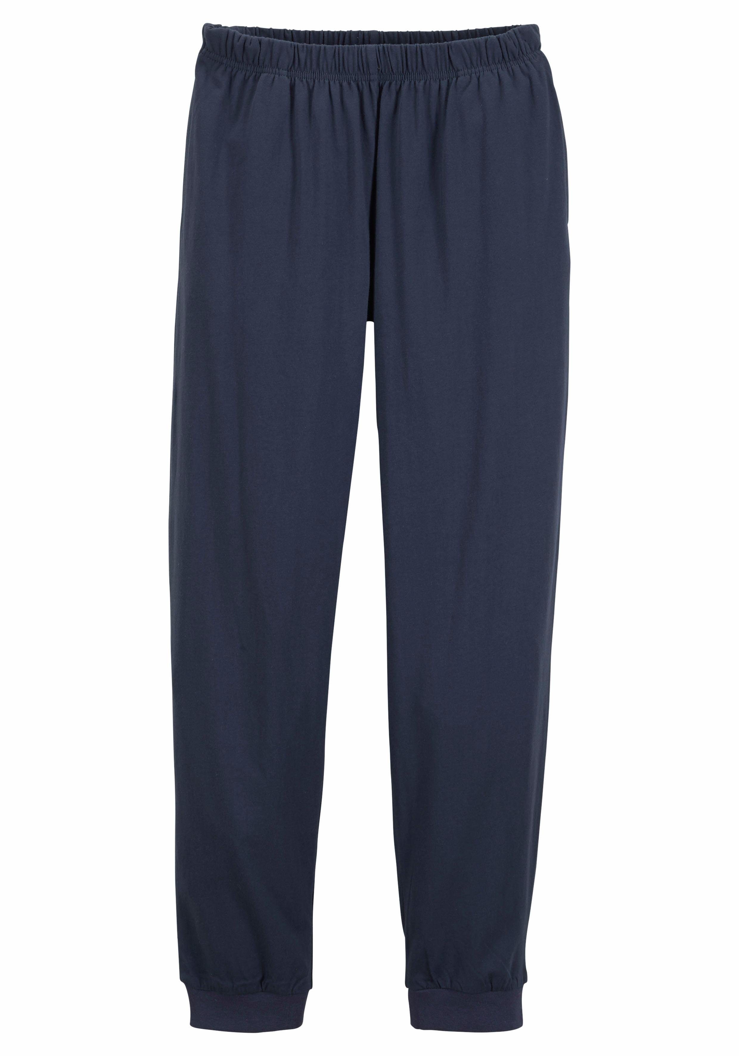 AUTHENTIC LE JOGGER Pyjama Pyjama met spreuk "Wie heeft slaap nodig" (2-delig, 1 stuk)