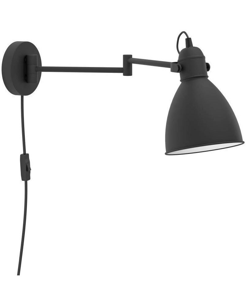 Eglo San Peri Wandlamp 21 cm Zwart