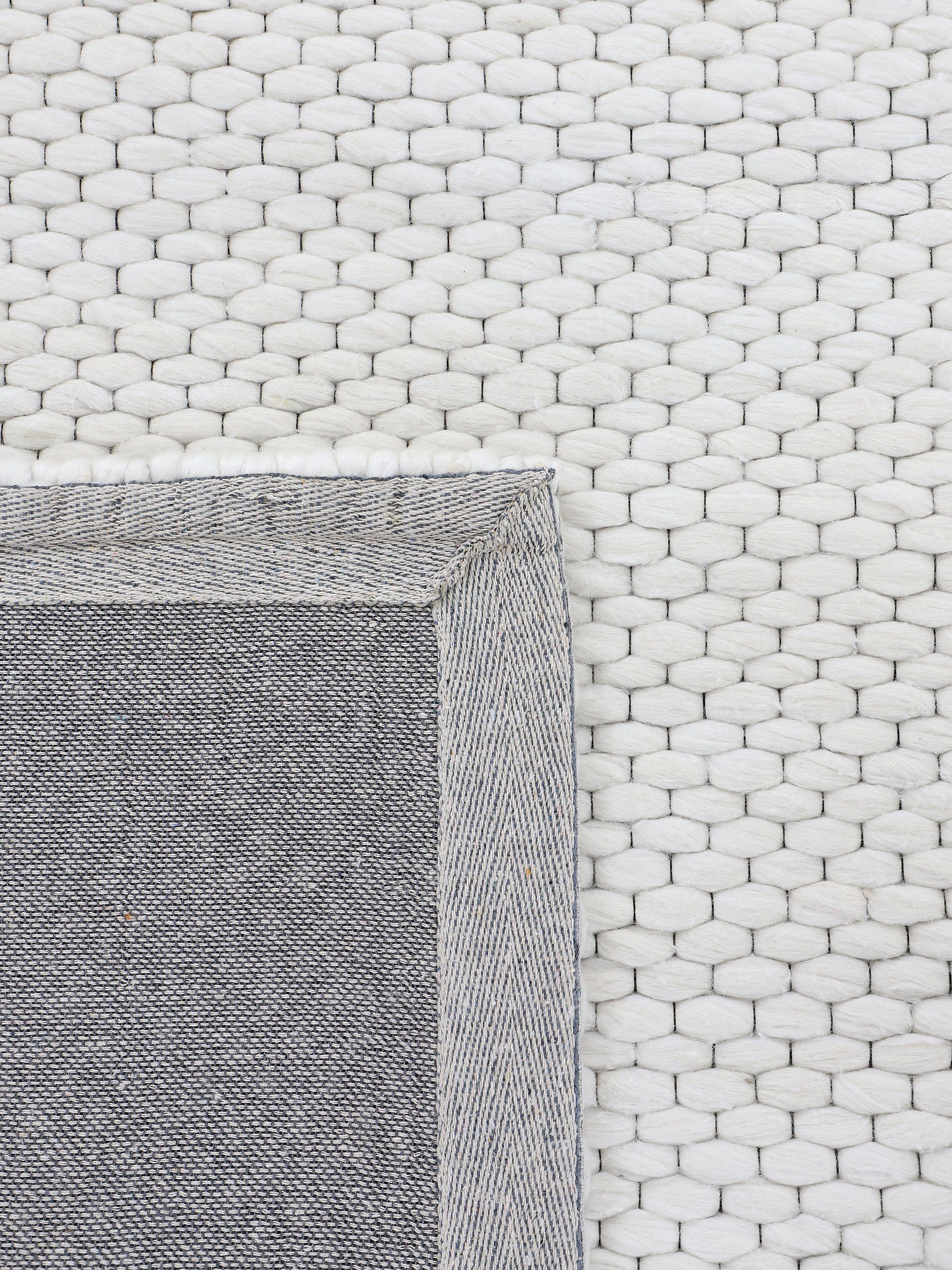carpetfine Wollen kleed Sina Handgeweven tapijt, 100% wol, gemêleerd, handgeweven, zacht & knuffelig