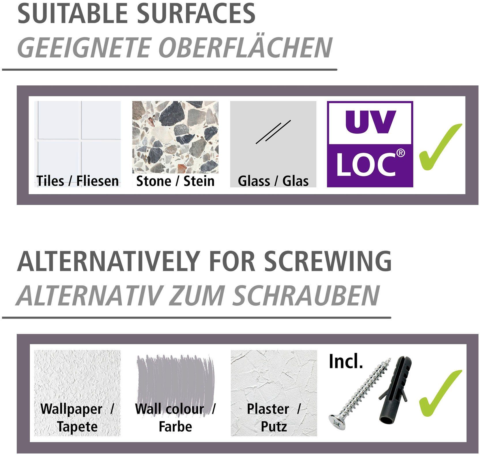 WENKO Handdoekstang UV-Loc® Maribor bevestigen zonder boren