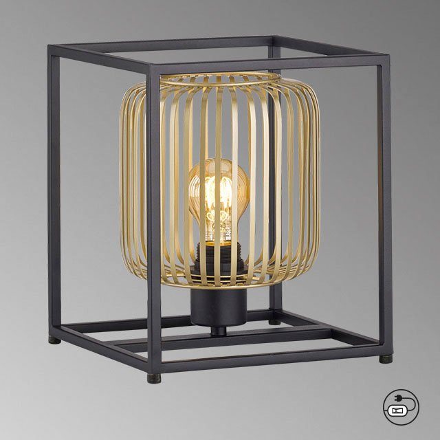 Honsel Leuchten Tafellamp CAYDO Moderne, zandzwarte lamp - geeft je ruimte iets extravagants (1 stuk)