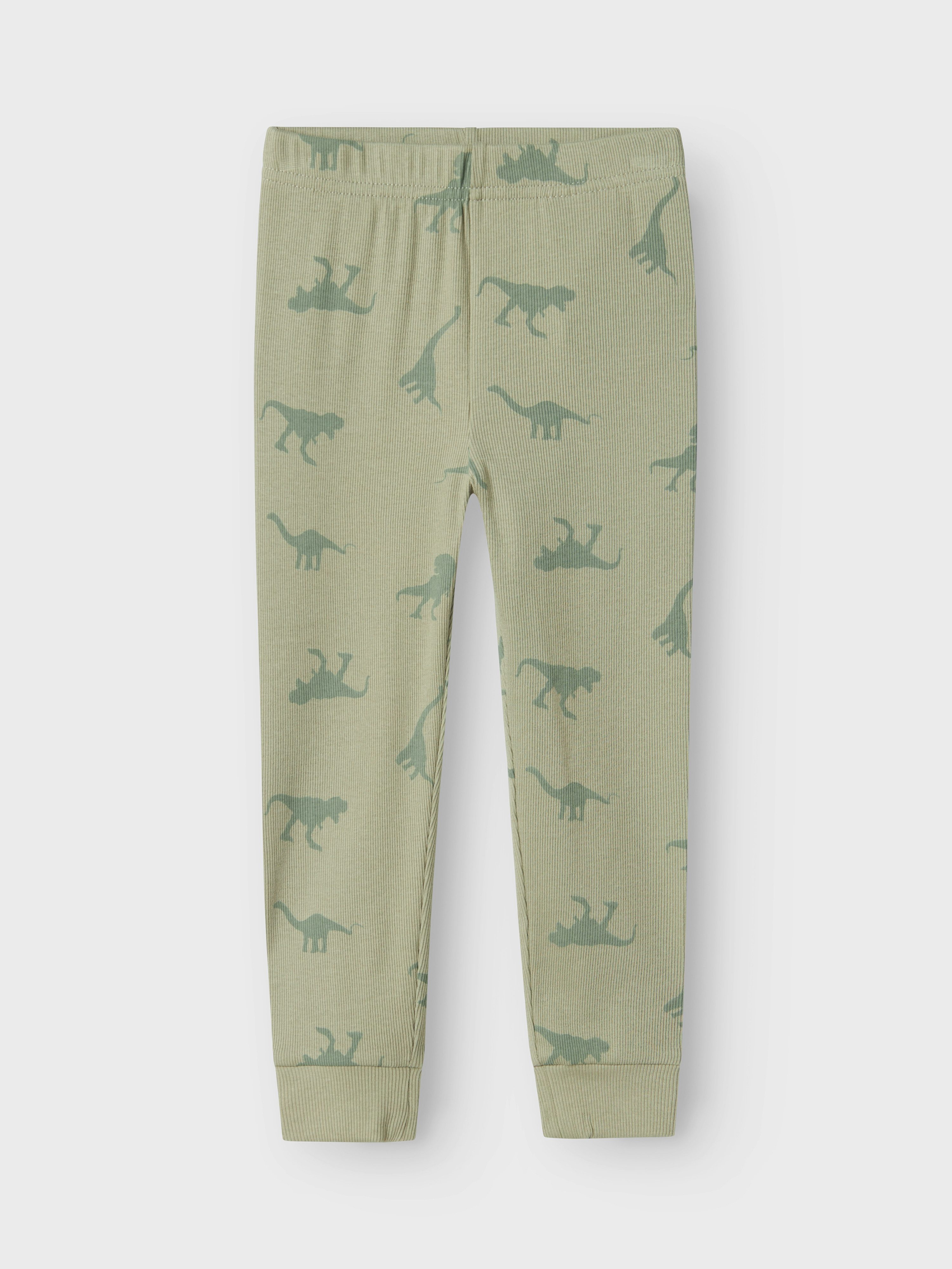 Name It Pyjama NMMNIGHTSET AGAVE GREEN DINO RIB NOOS (set 2-delig)
