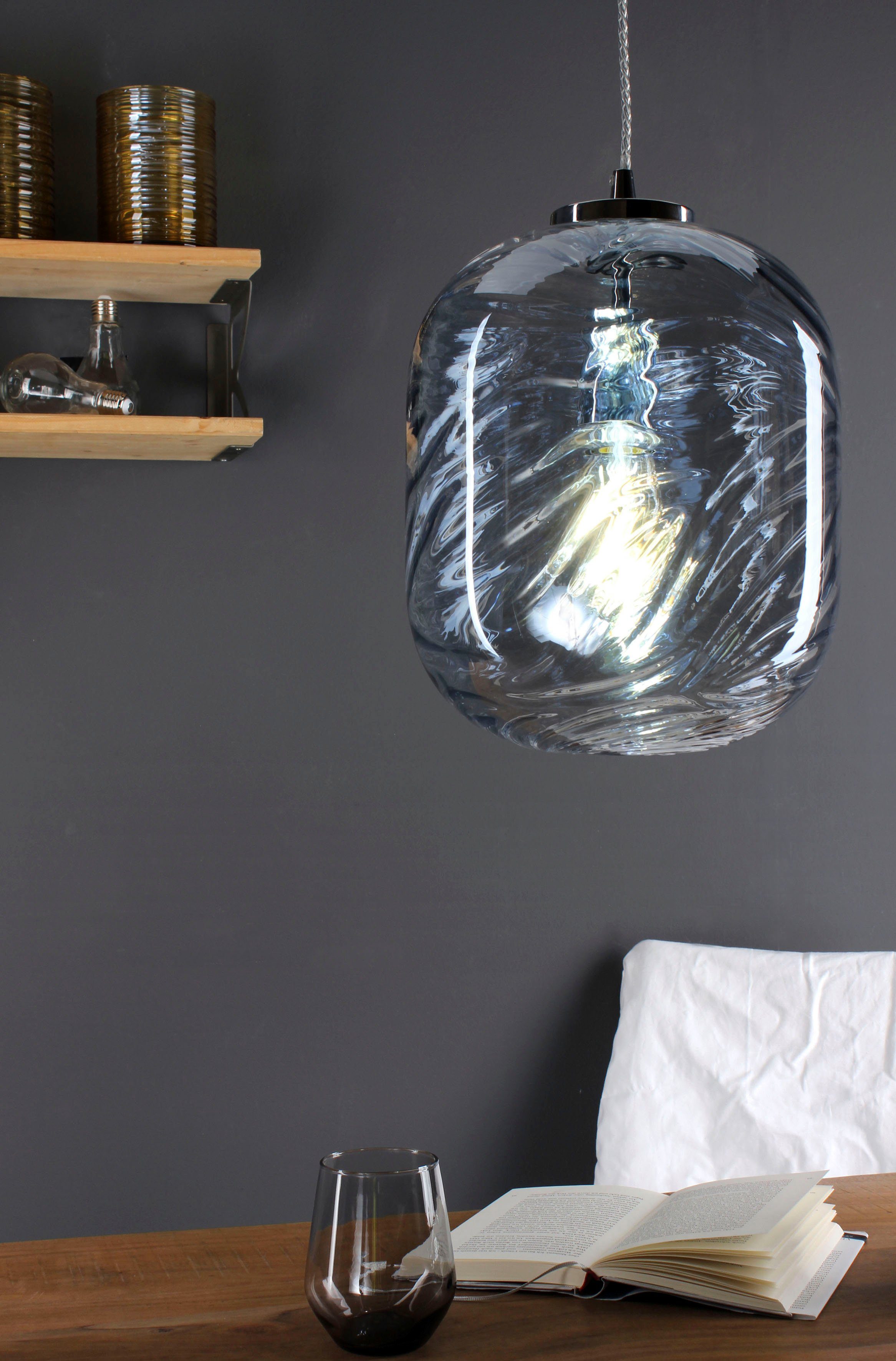 ECO-LIGHT Hanglamp Nereide hoogwaardig glas (1 stuk)