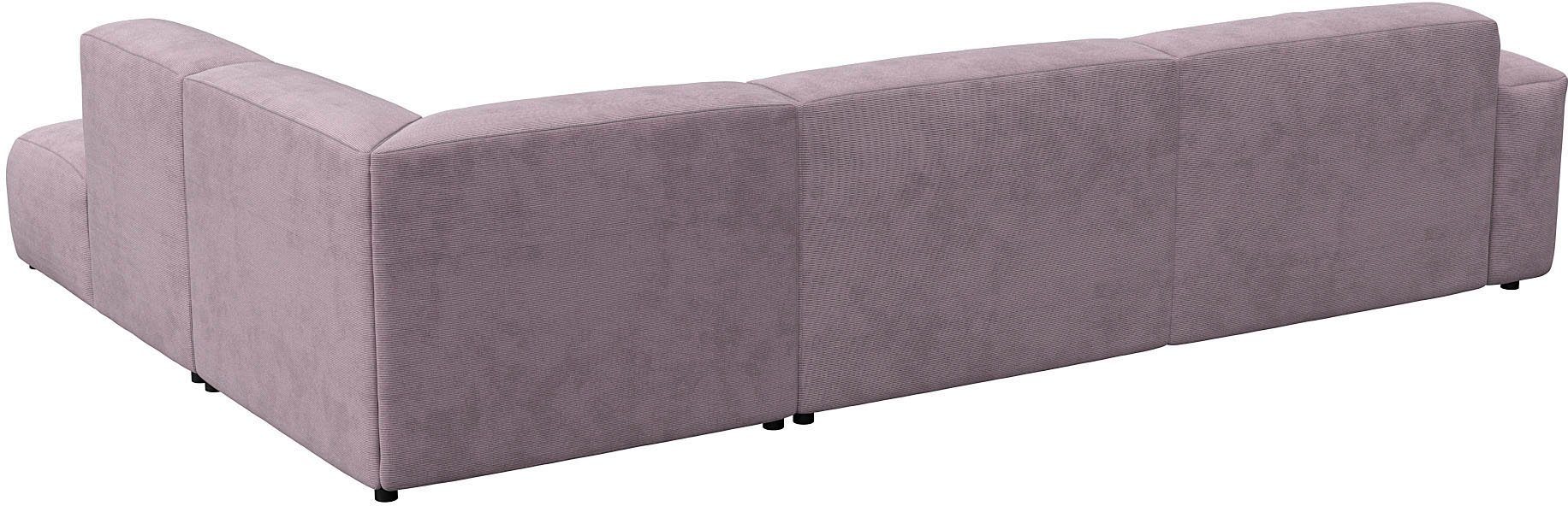 FLEXLUX Hoekbank Lucera, super comfortabel door hoogwaardige zitconstructie met koudschuim
