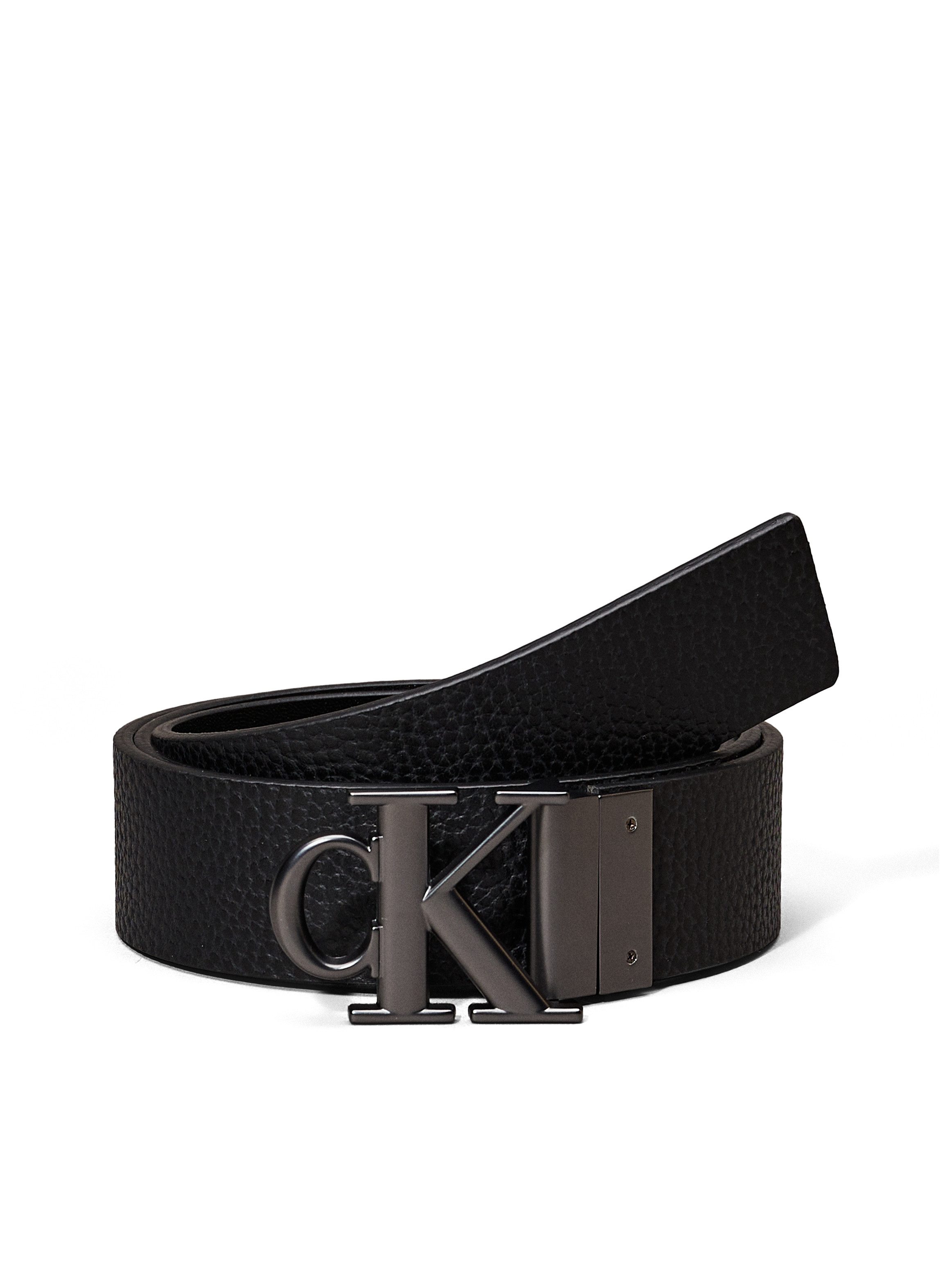 Calvin Klein Leren Riem met logo-sluiting