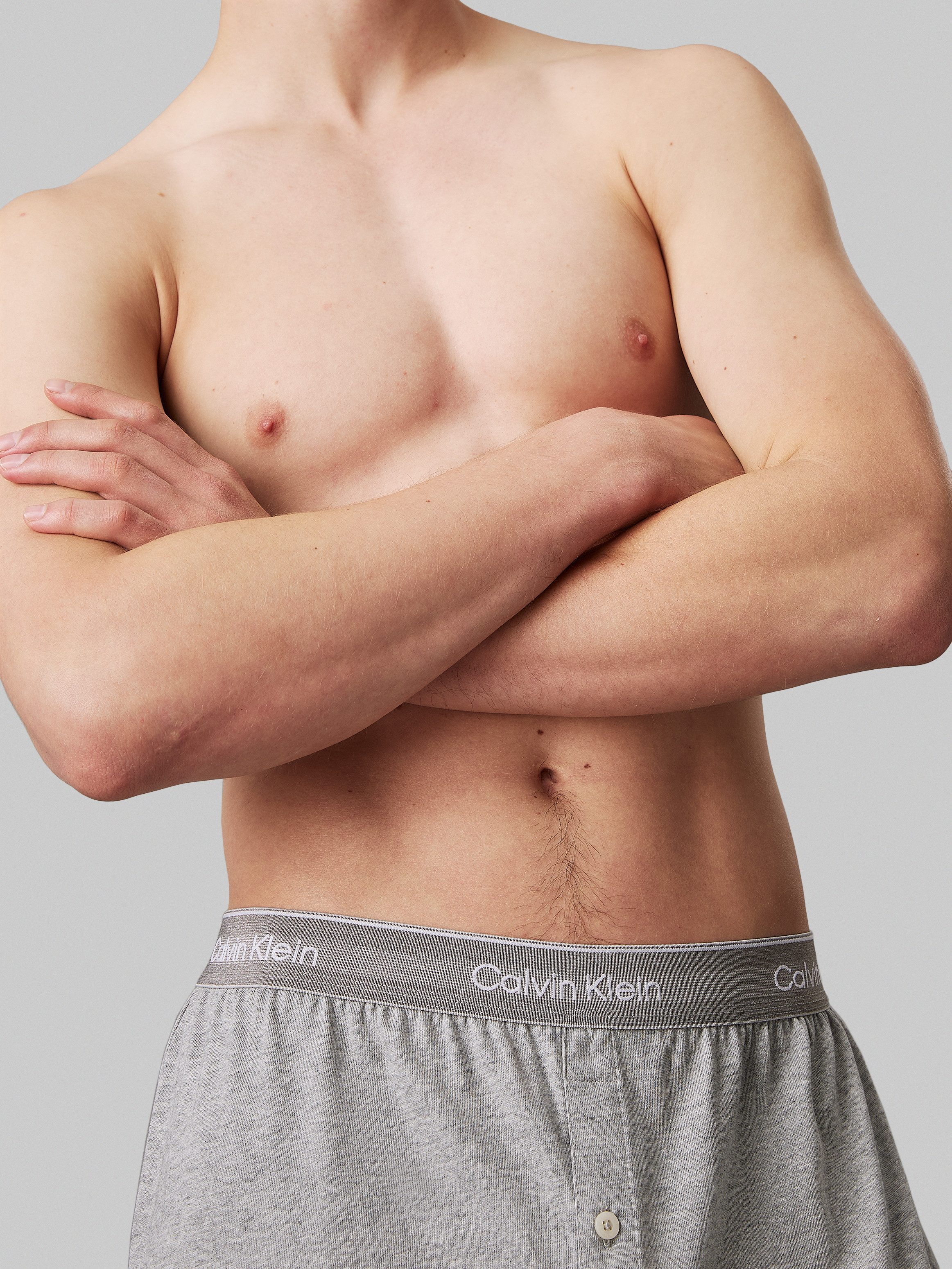 Calvin Klein Boxershort BOXER TRAD 3PK met logo-elastische tailleband (3 stuks) (Set van 3)