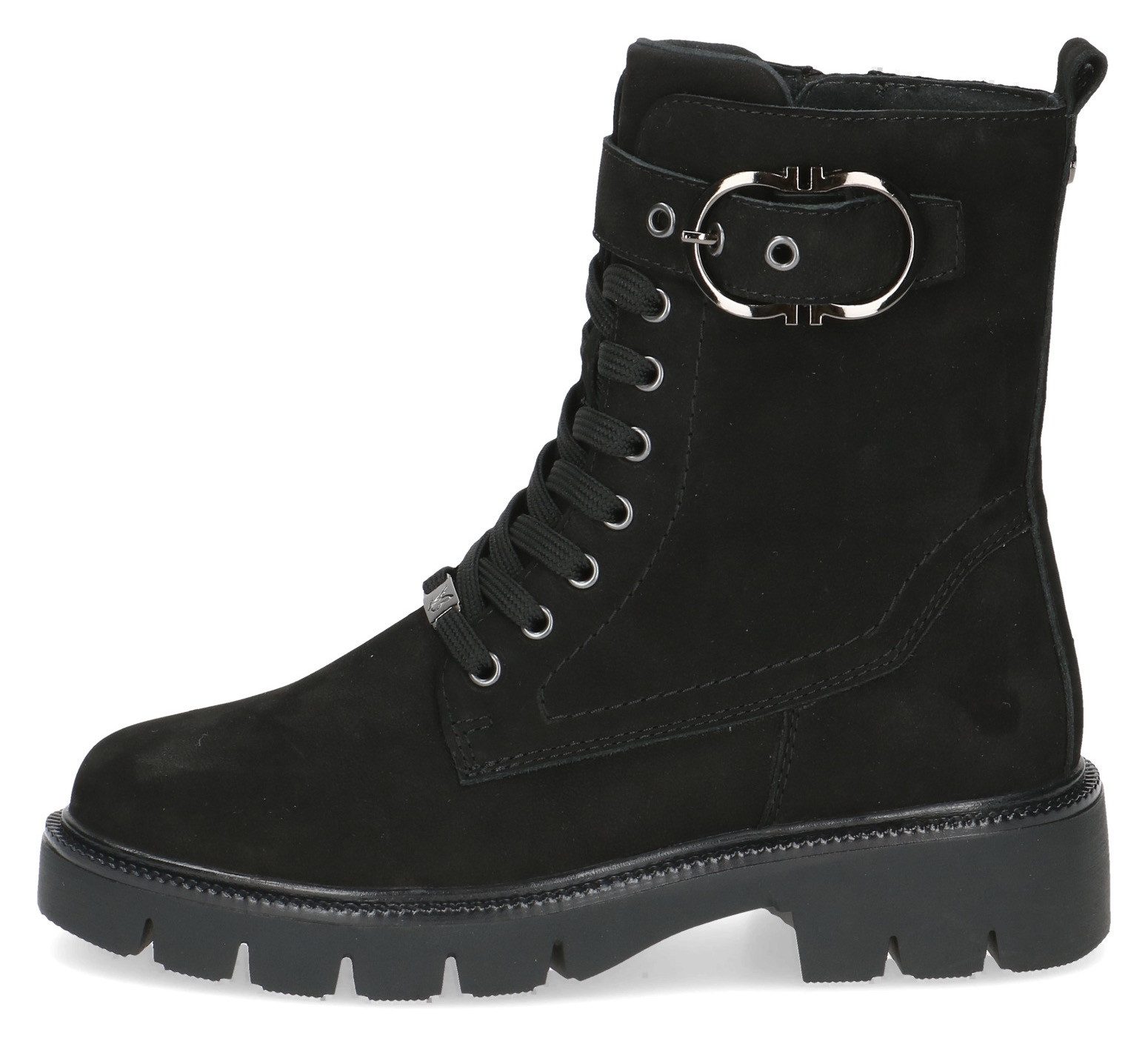 Caprice Veterschoenen , blokhak, veterschoen met praktisch verwisselbaar voetbed