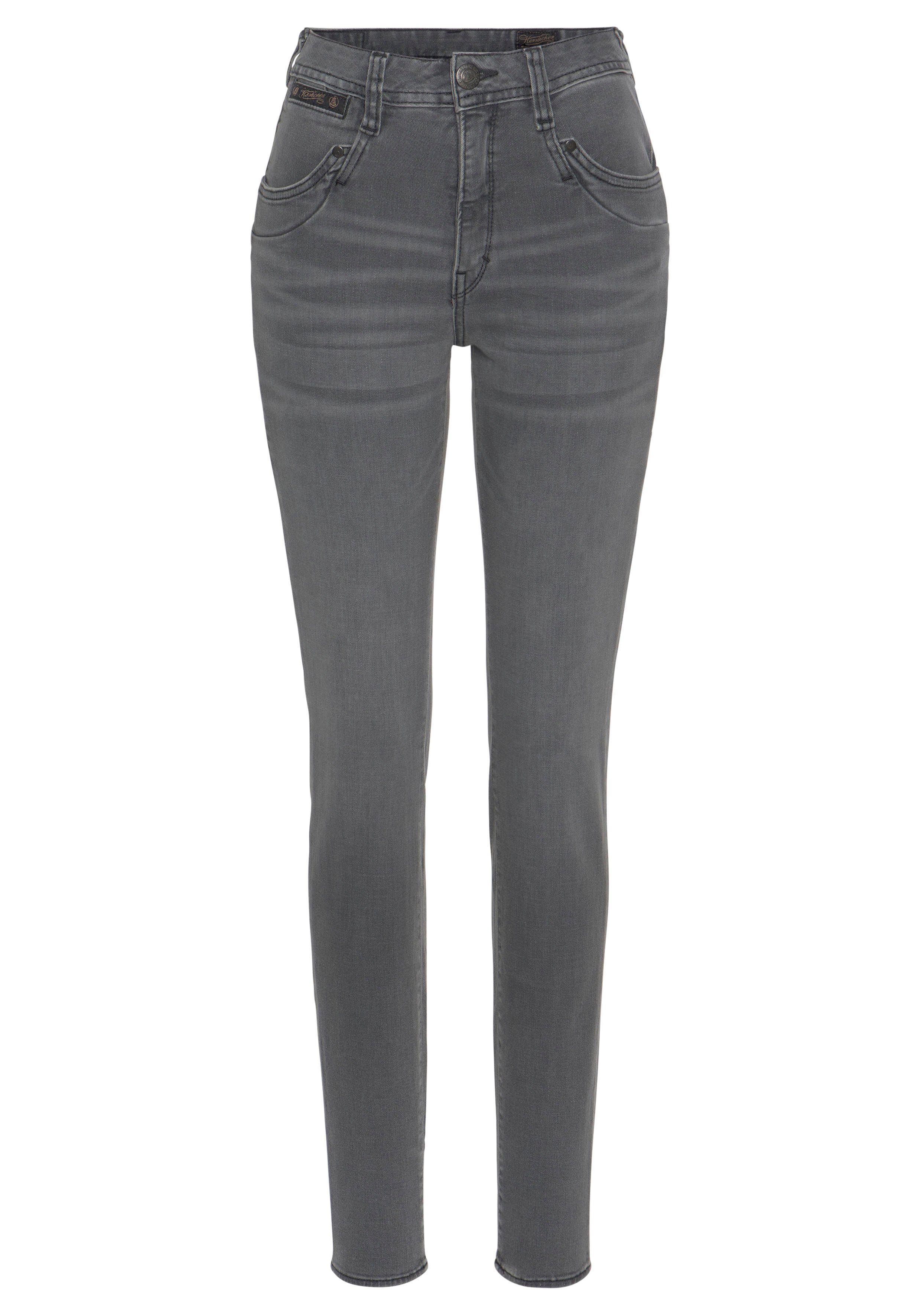 Herrlicher High-waist jeans PIPER HI SLIM ORGANIC DENIM CASHMERE TOUCH milieuvriendelijk dankzij kitotex technologie