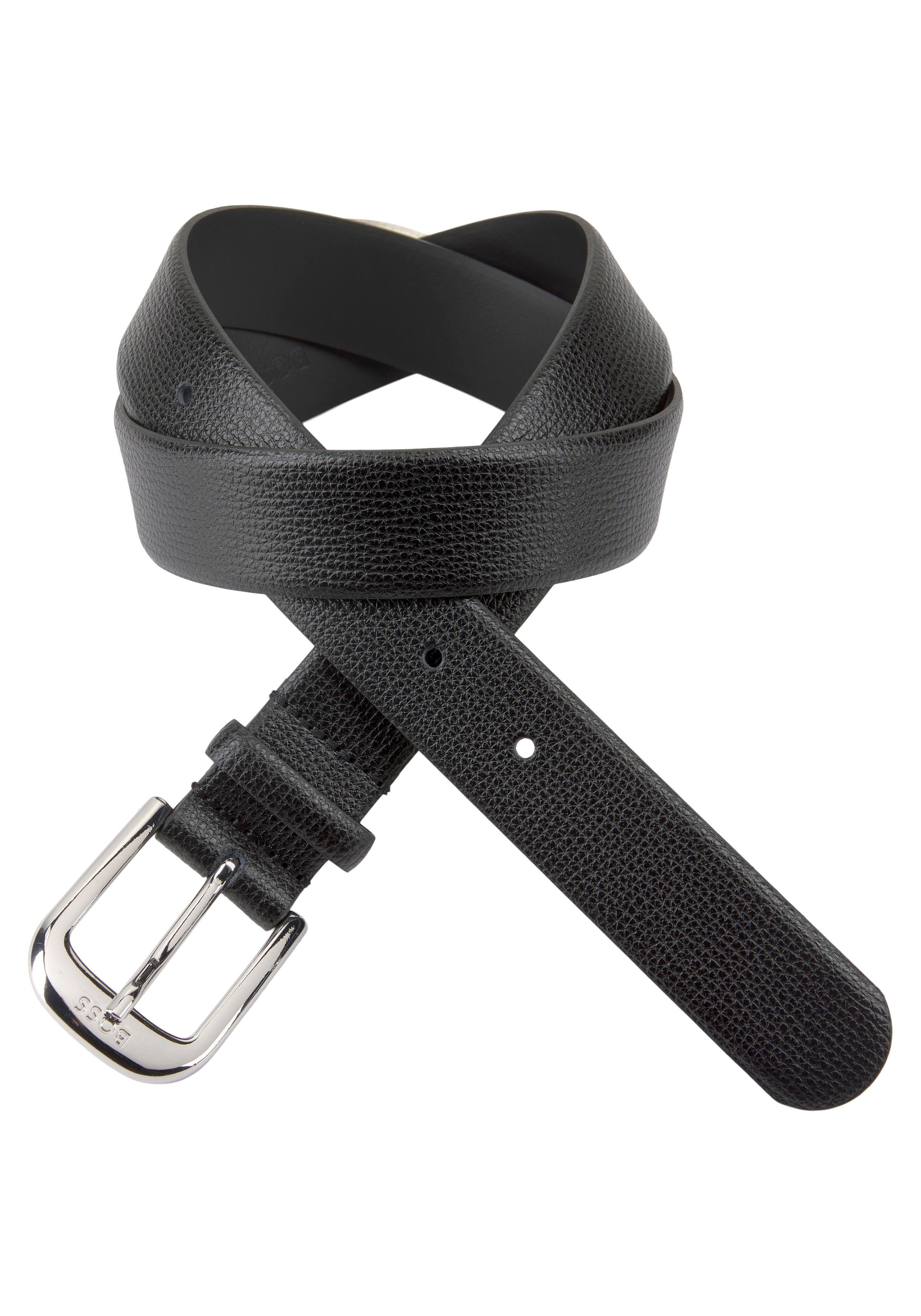 Boss Leren riem ANNA met boss logo-tekst op de sluiting