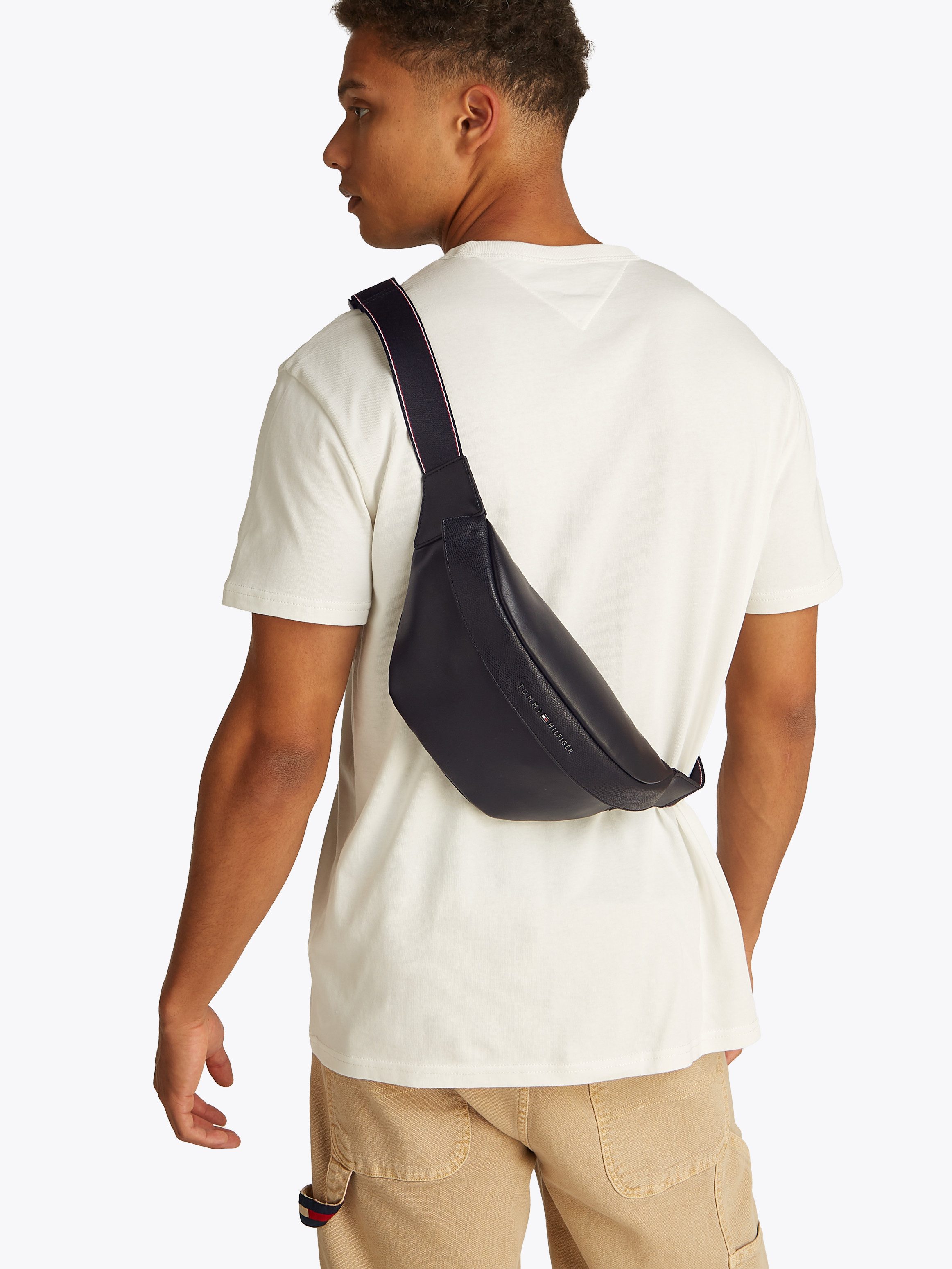 Tommy Hilfiger Buiktasje TH CORP BUMBAG , heren heuptas, mini-tas met subtiele logo-opdruk