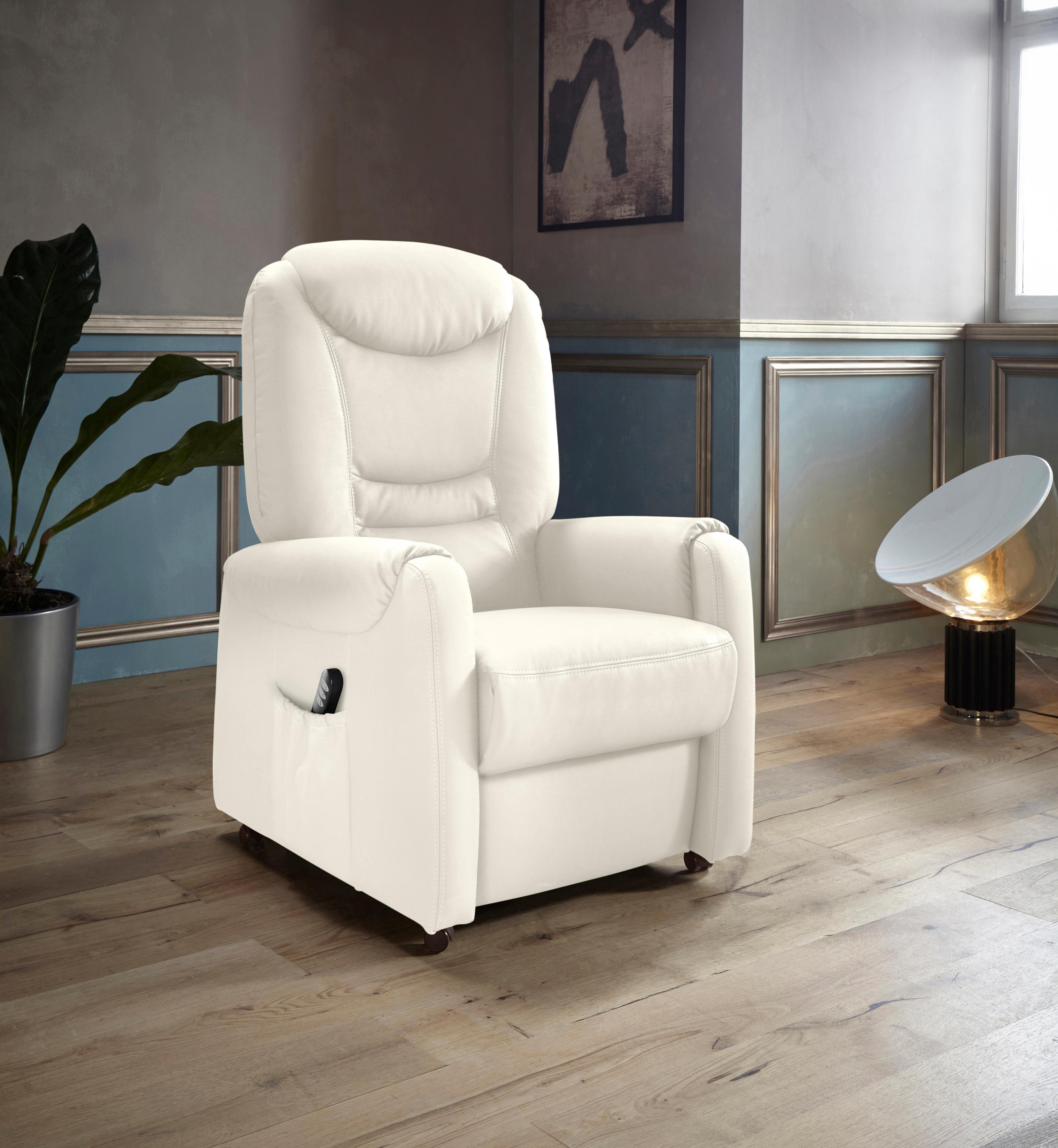 Places of Style Relaxfauteuil Tamworth in maat m, naar keuze met motor en opstahulp