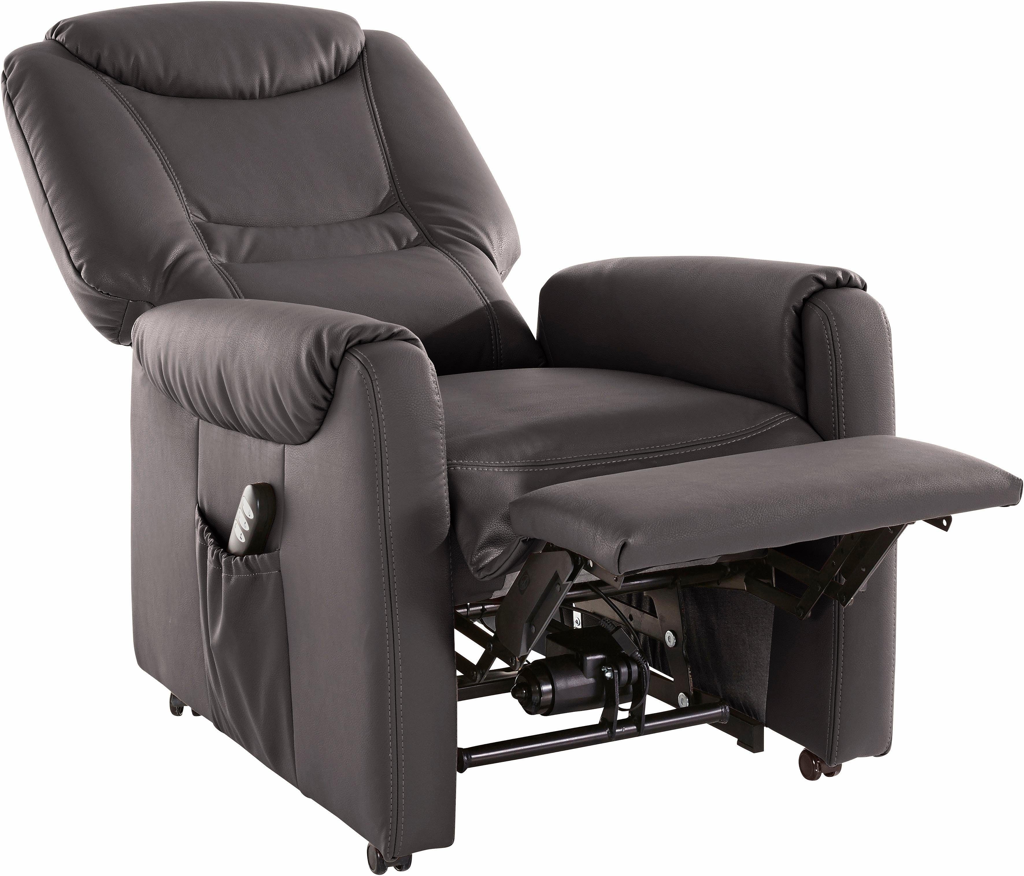sit&more Relaxfauteuil Morten in maat m, naar keuze met motor en opstahulp (set)