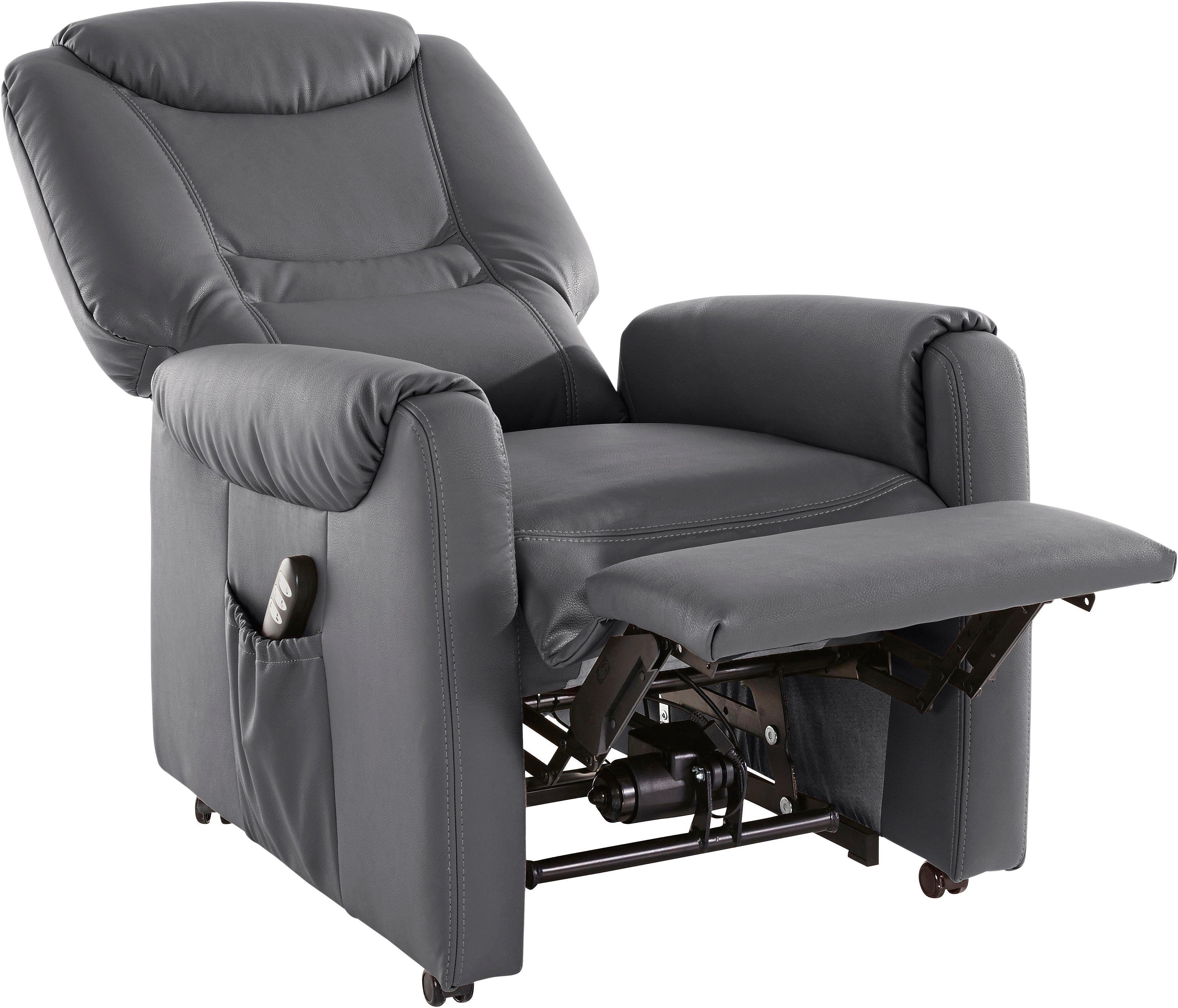 sit&more Relaxfauteuil Morten in maat m, naar keuze met motor en opstahulp (set)