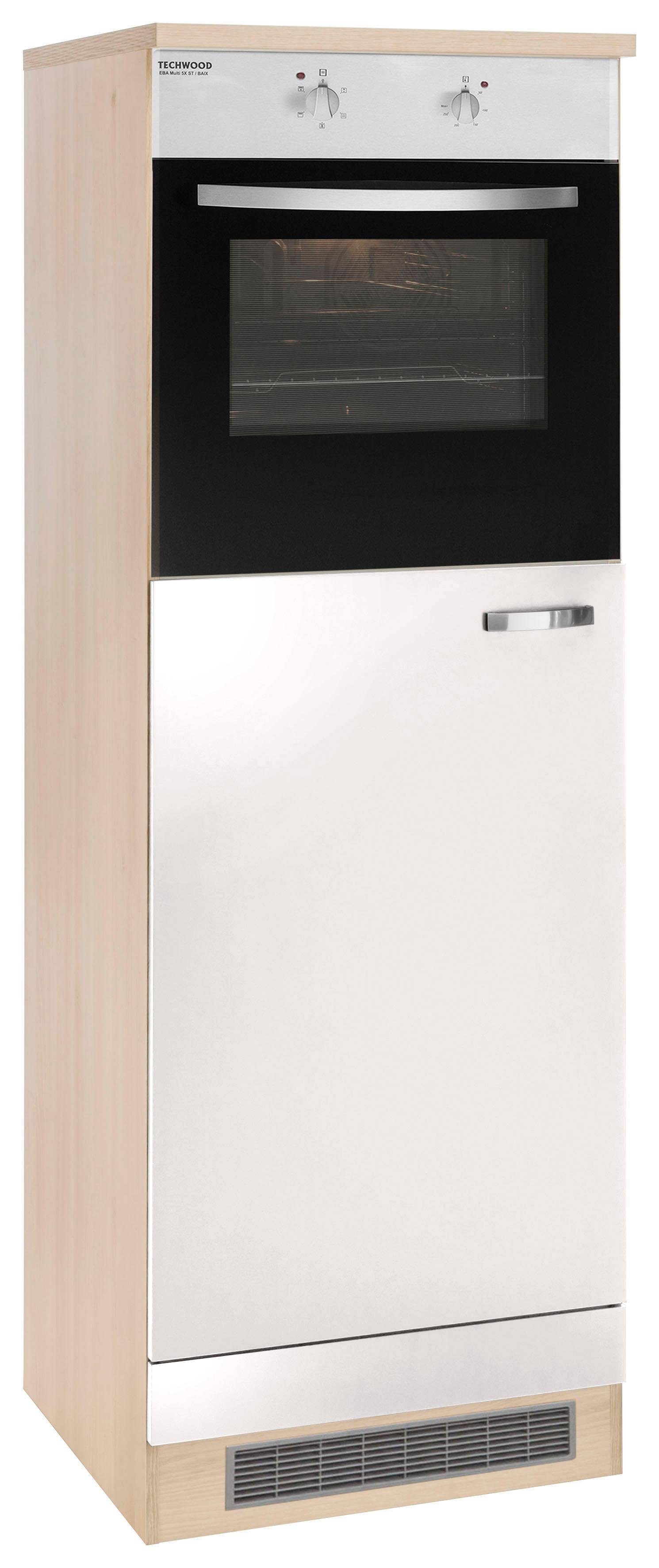 OPTIFIT Oven-/koelkastombouw Faro , met metalen greep, breedte 60 cm ombouwkasten wit