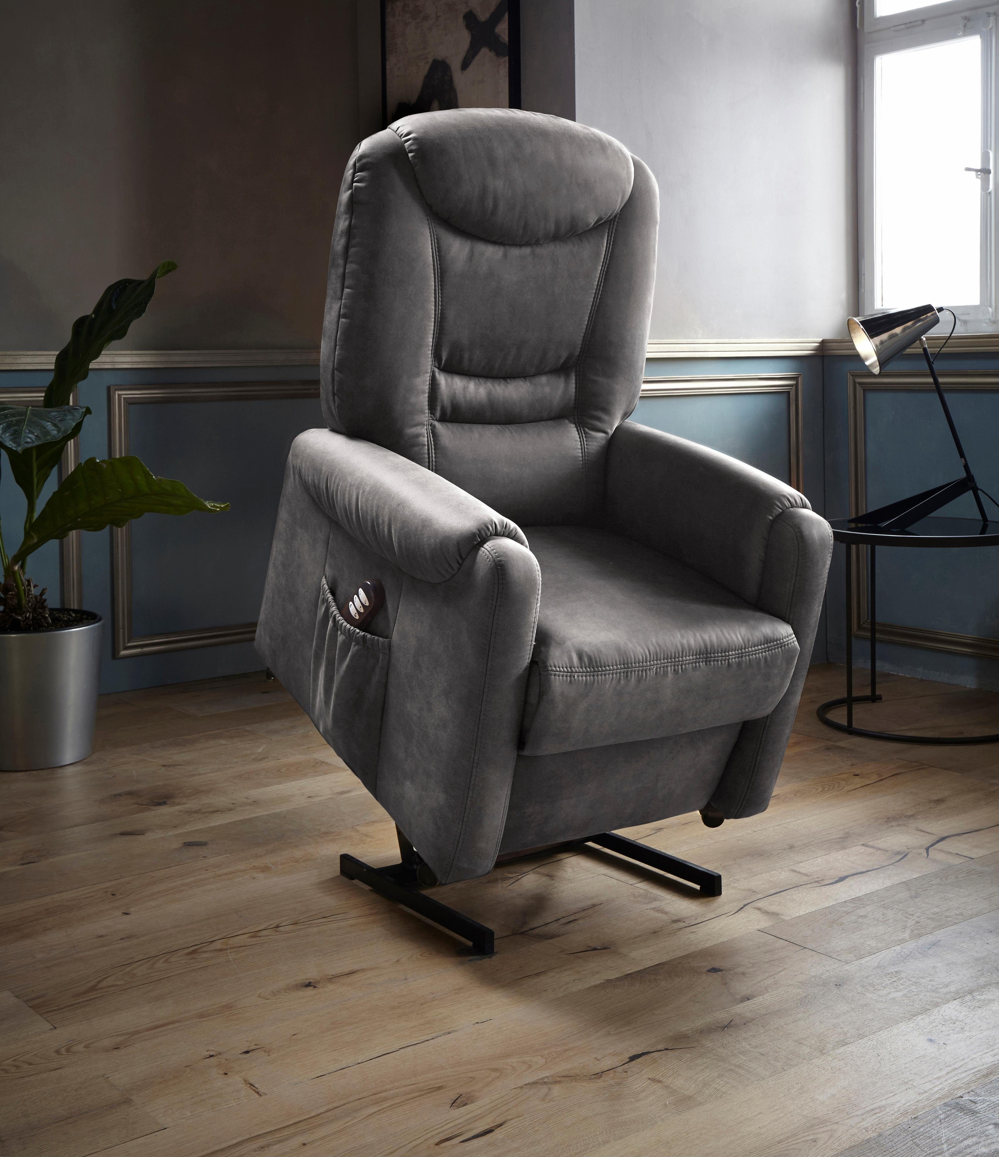 sit&more Relaxfauteuil Morten in mt. s, naar keuze met motor en opstahulp (set)