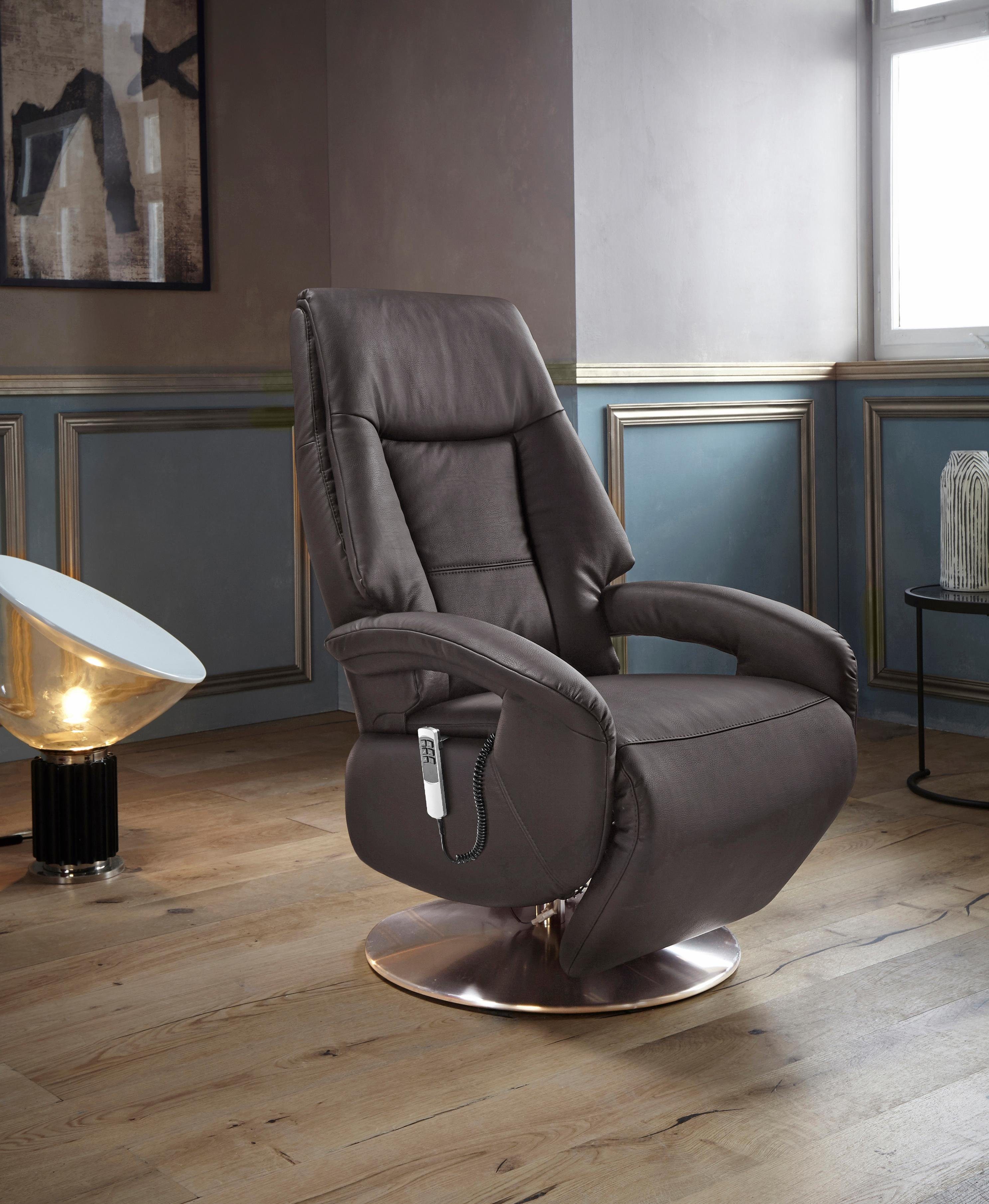 Places of Style Relaxfauteuil Launceston in maat m, naar keuze met motor en opstahulp