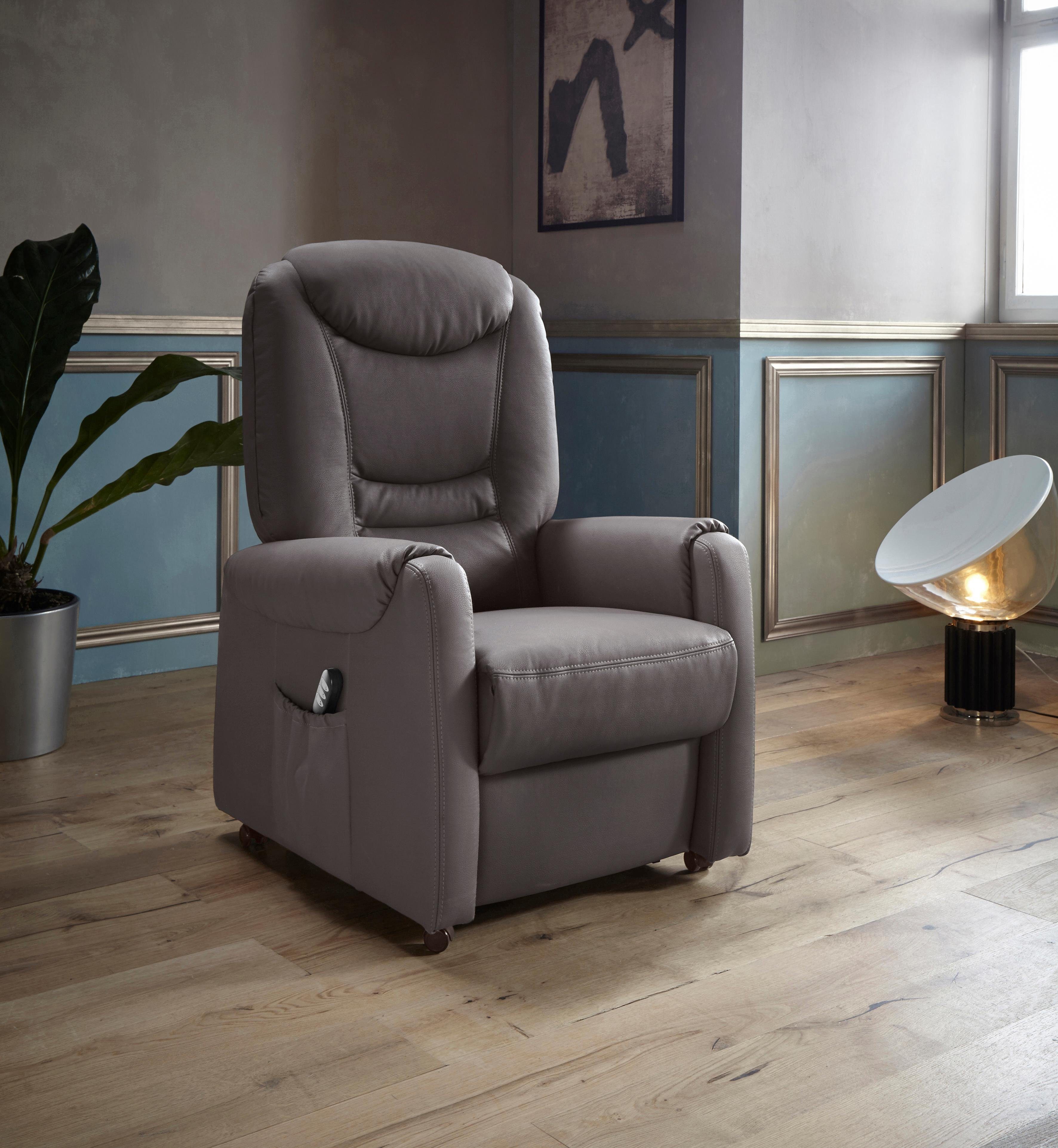 Places of Style Relaxfauteuil Tamworth in mt. s, naar keuze met motor en opstahulp