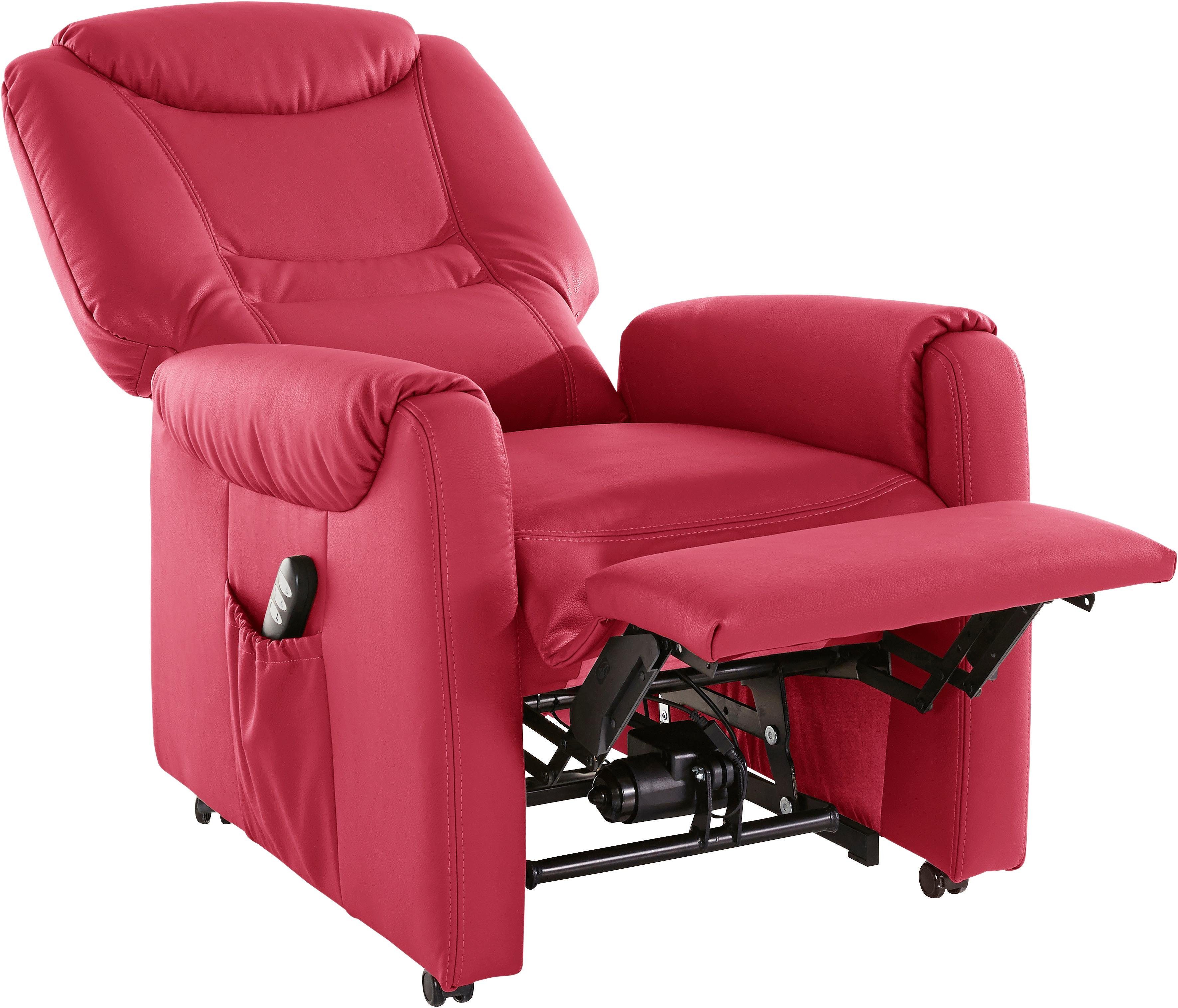 sit&more Relaxfauteuil Morten in maat m, naar keuze met motor en opstahulp (set)