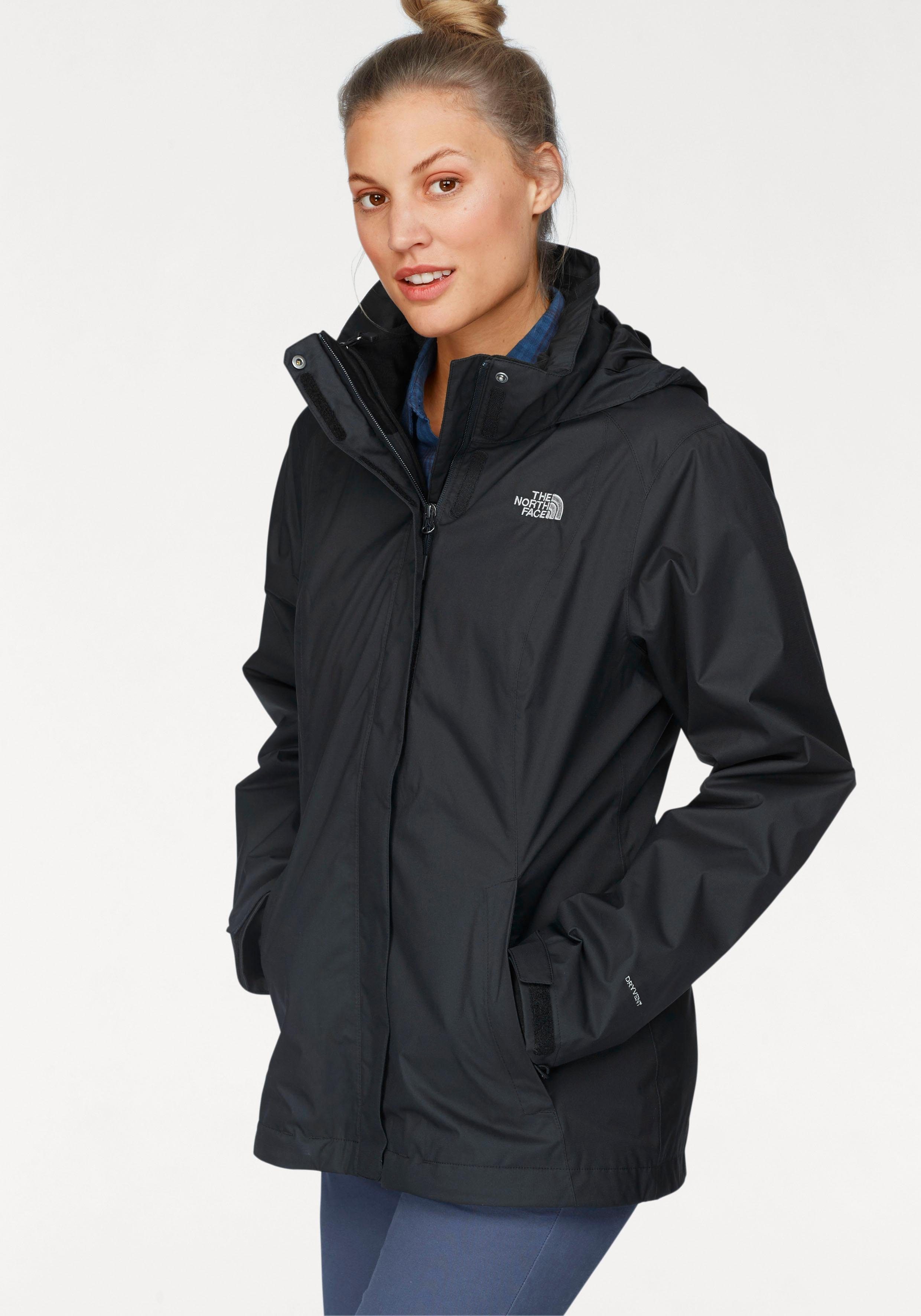 The North Face Functioneel 3-in-1-jack EVOLVE II TRICLIMATE Winterjack waterdicht & windafstotend &...