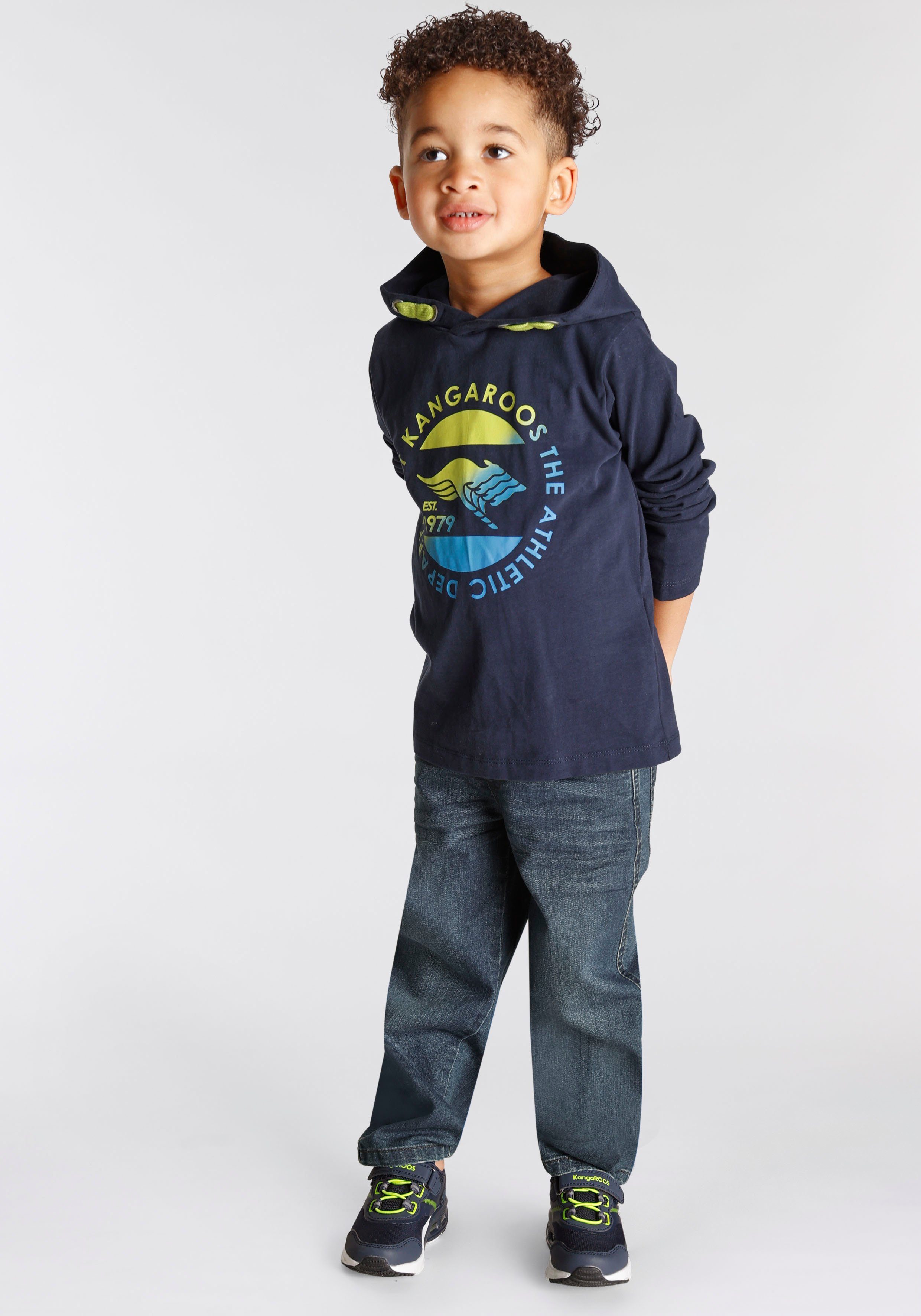 KangaROOS Shirt met lange mouwen Shirt voor kleine jongens