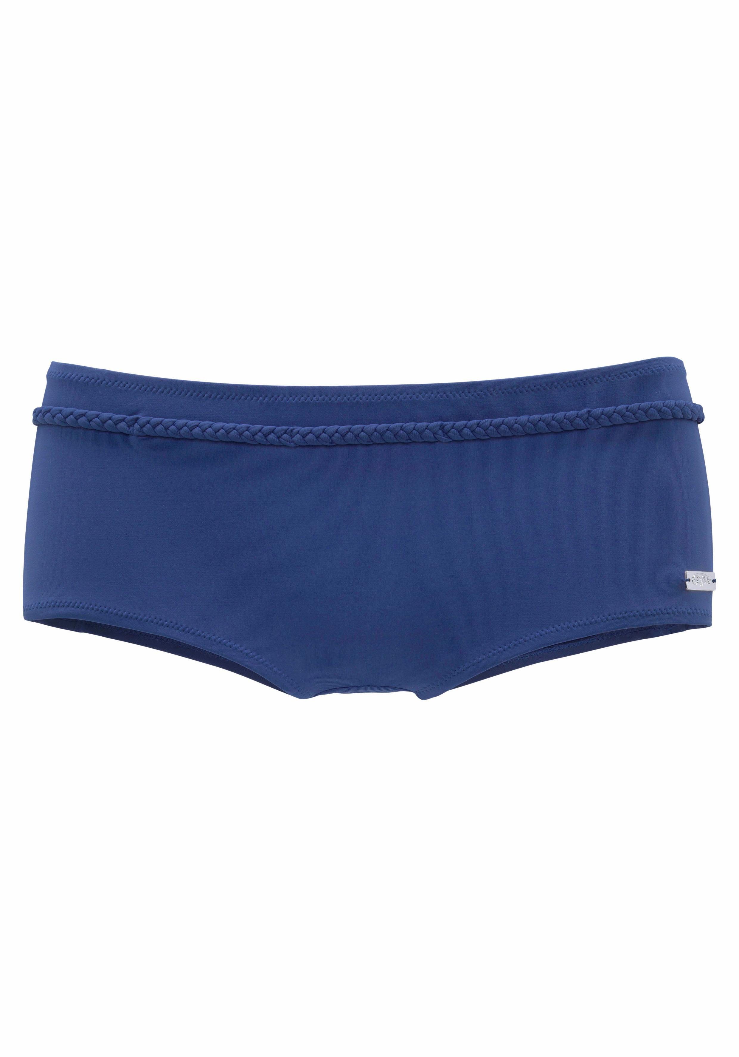 Buffalo Bikini-hotpants Happy met gevlochten sierriem