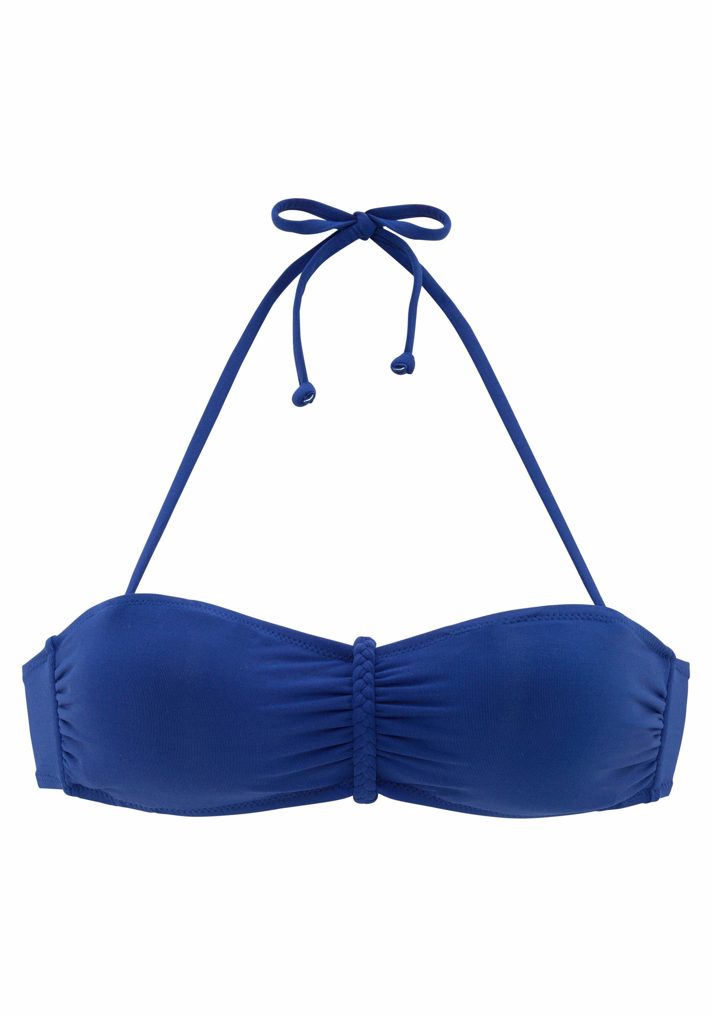 Buffalo Bandeau-bikinitop Happy met gevlochten detail