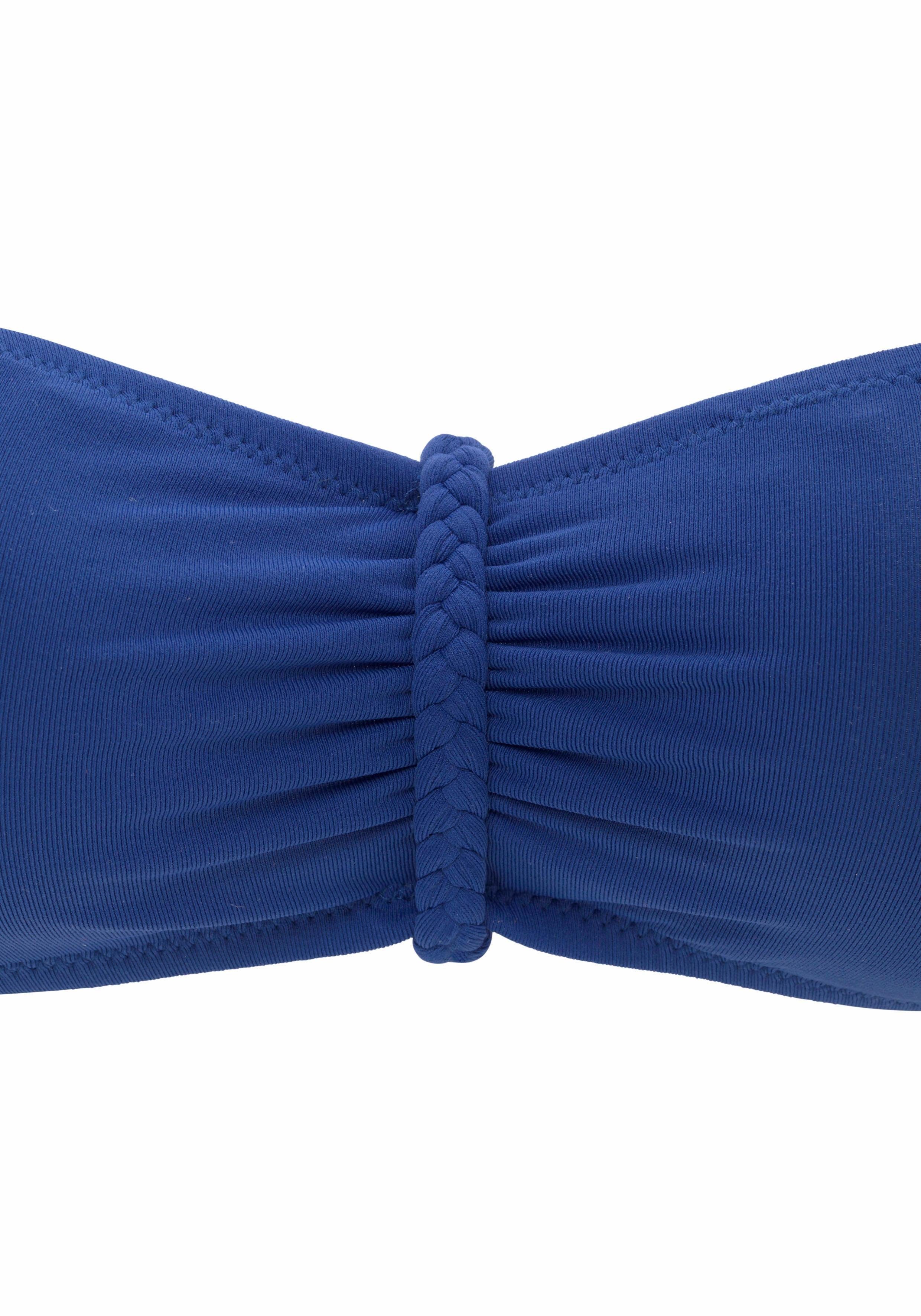 Buffalo Bandeau-bikinitop Happy met gevlochten detail