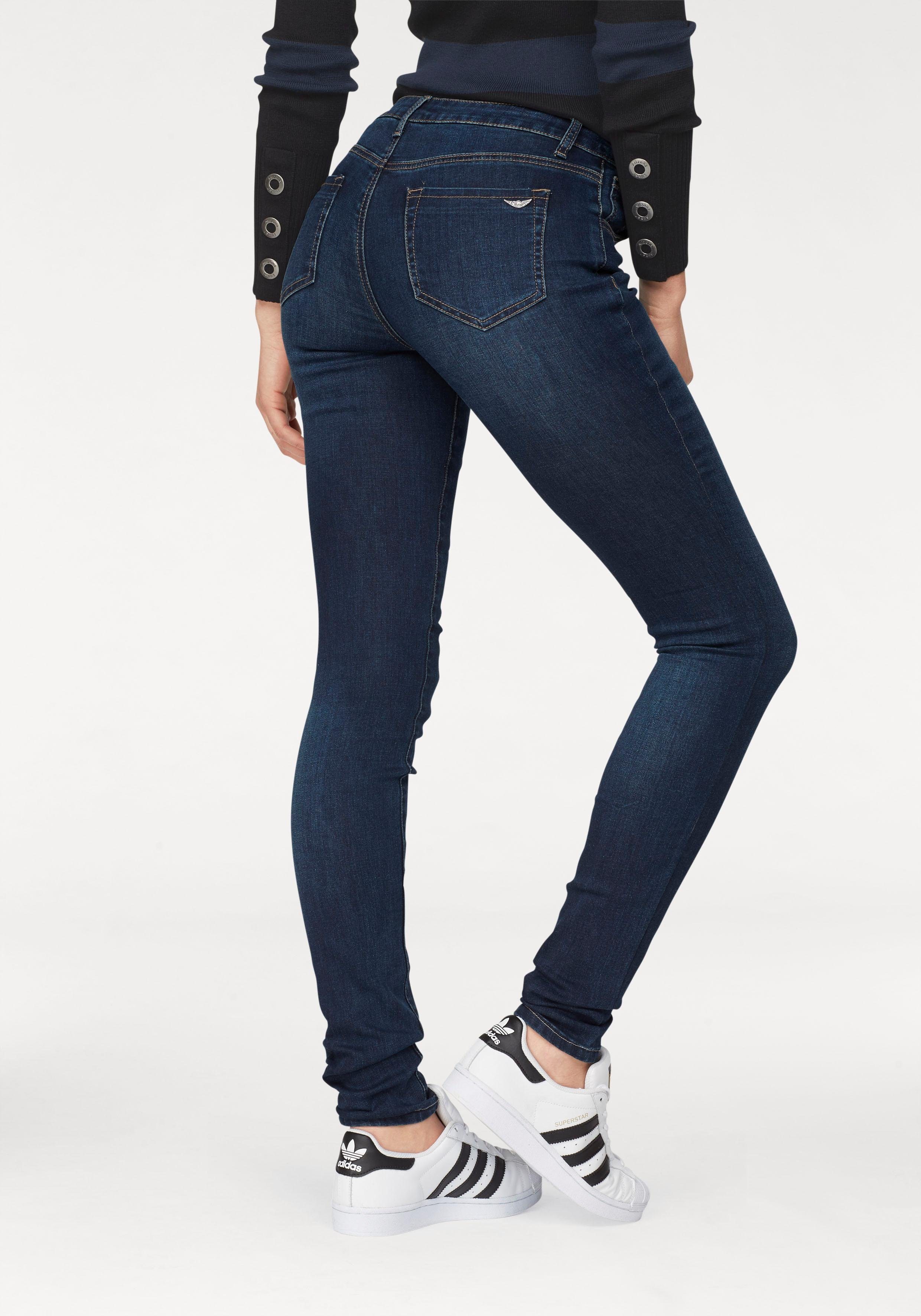 Arizona Skinny fit jeans Ultra Stretch extra-strakke been verloop, normale taille, met steekzakken