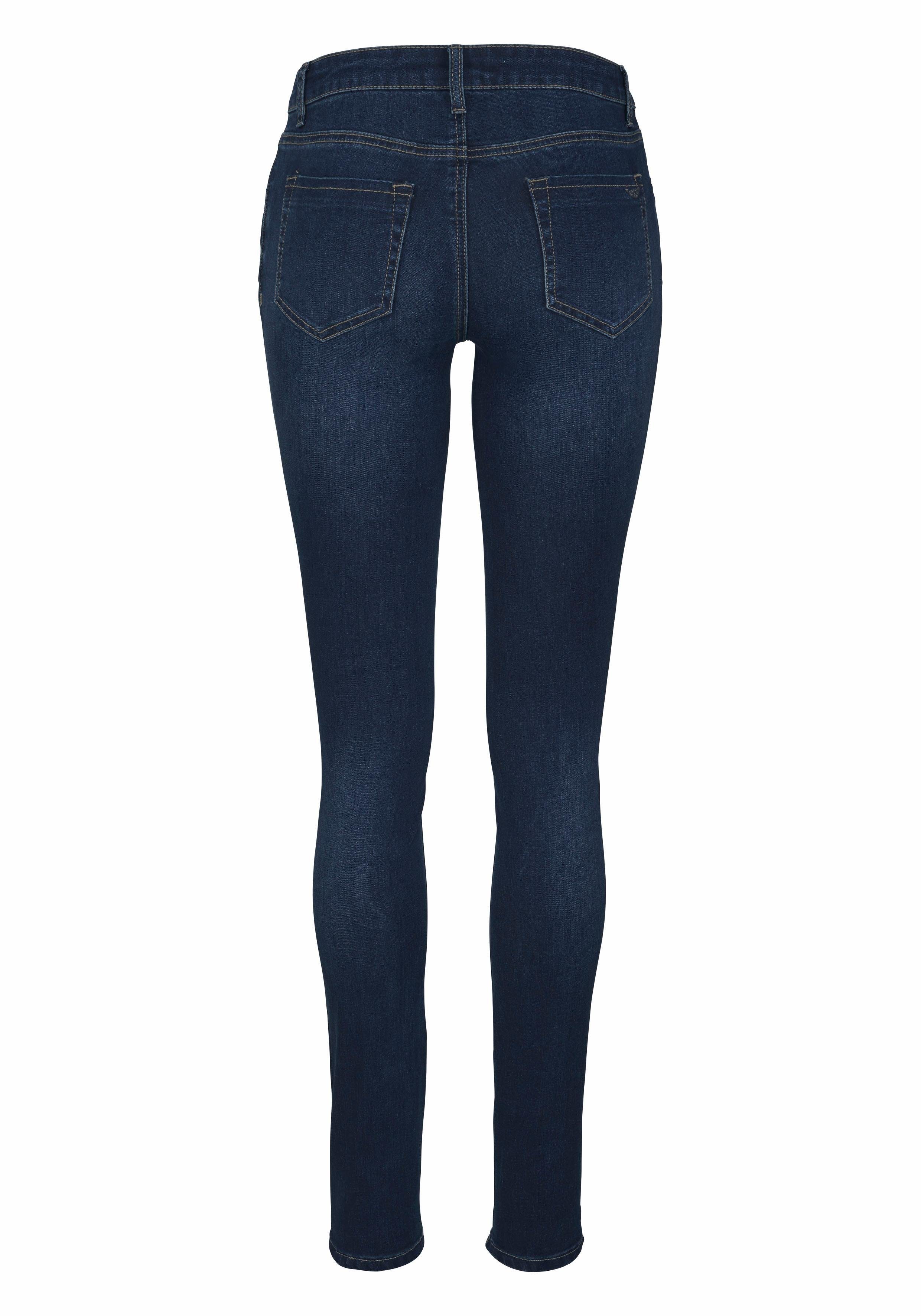 Arizona Skinny fit jeans Ultra Stretch extra-strakke been verloop, normale taille, met steekzakken
