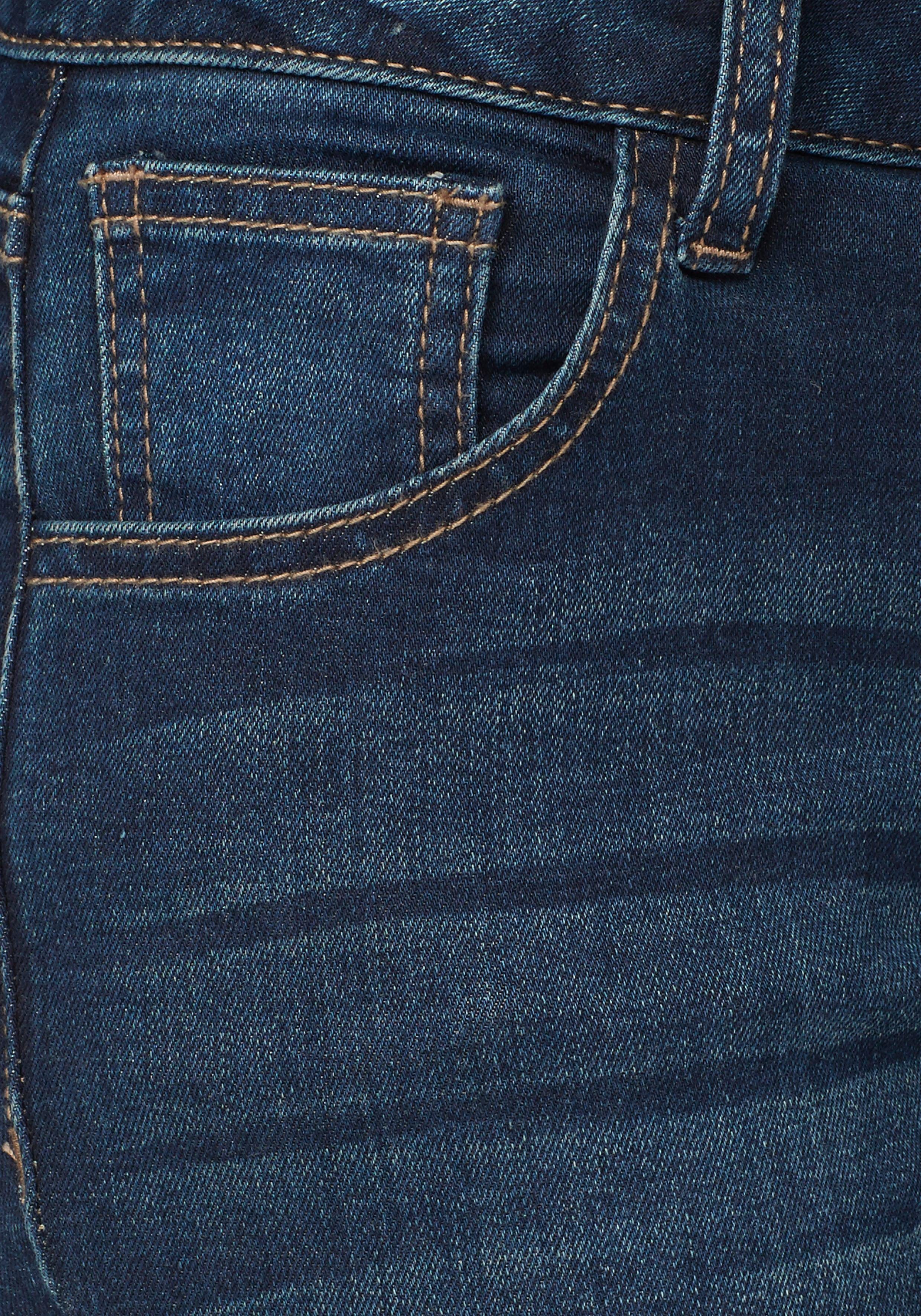 Arizona Skinny fit jeans Ultra Stretch extra-strakke been verloop, normale taille, met steekzakken