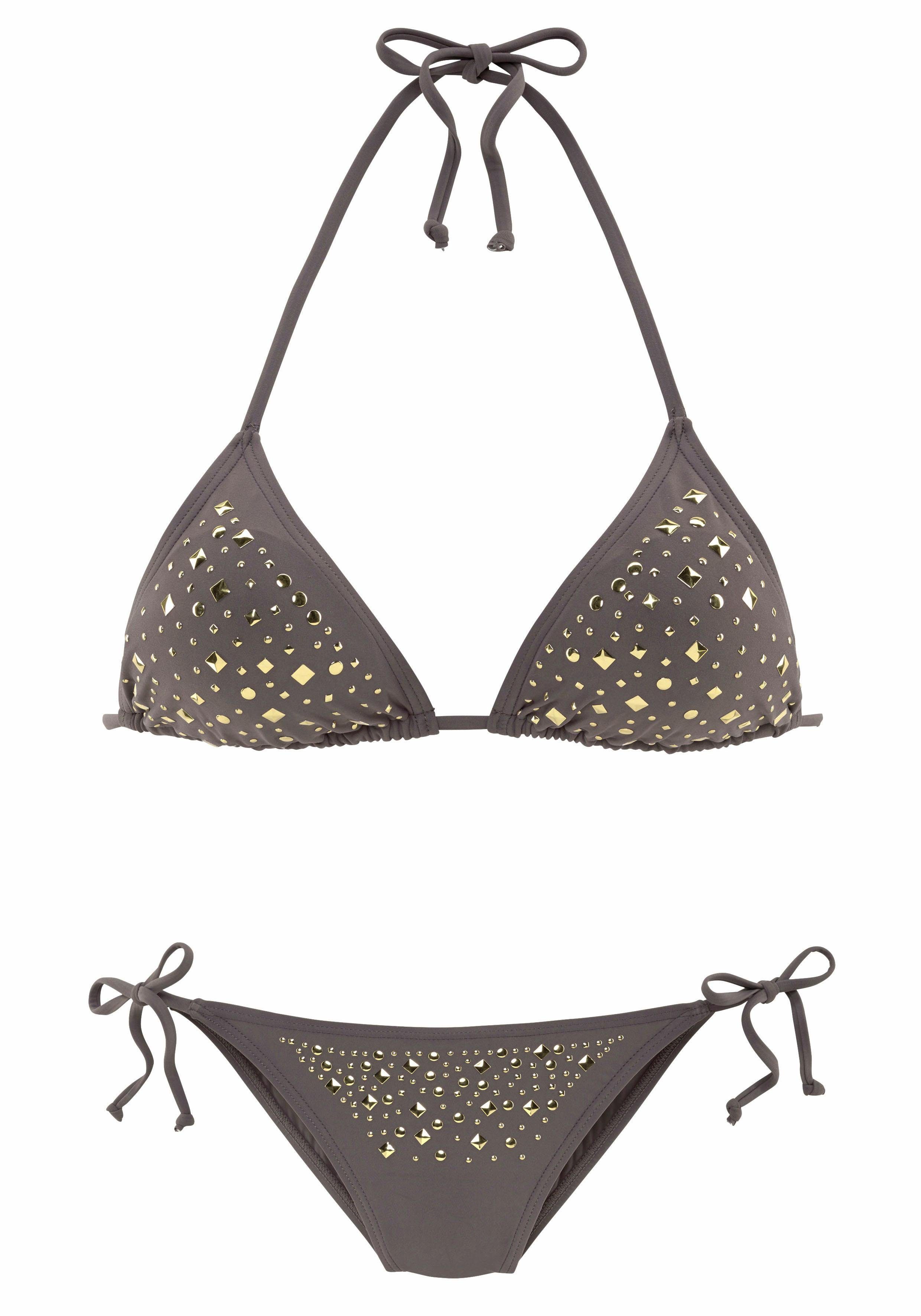 Jette Joop Triangelbikini met sierstuds