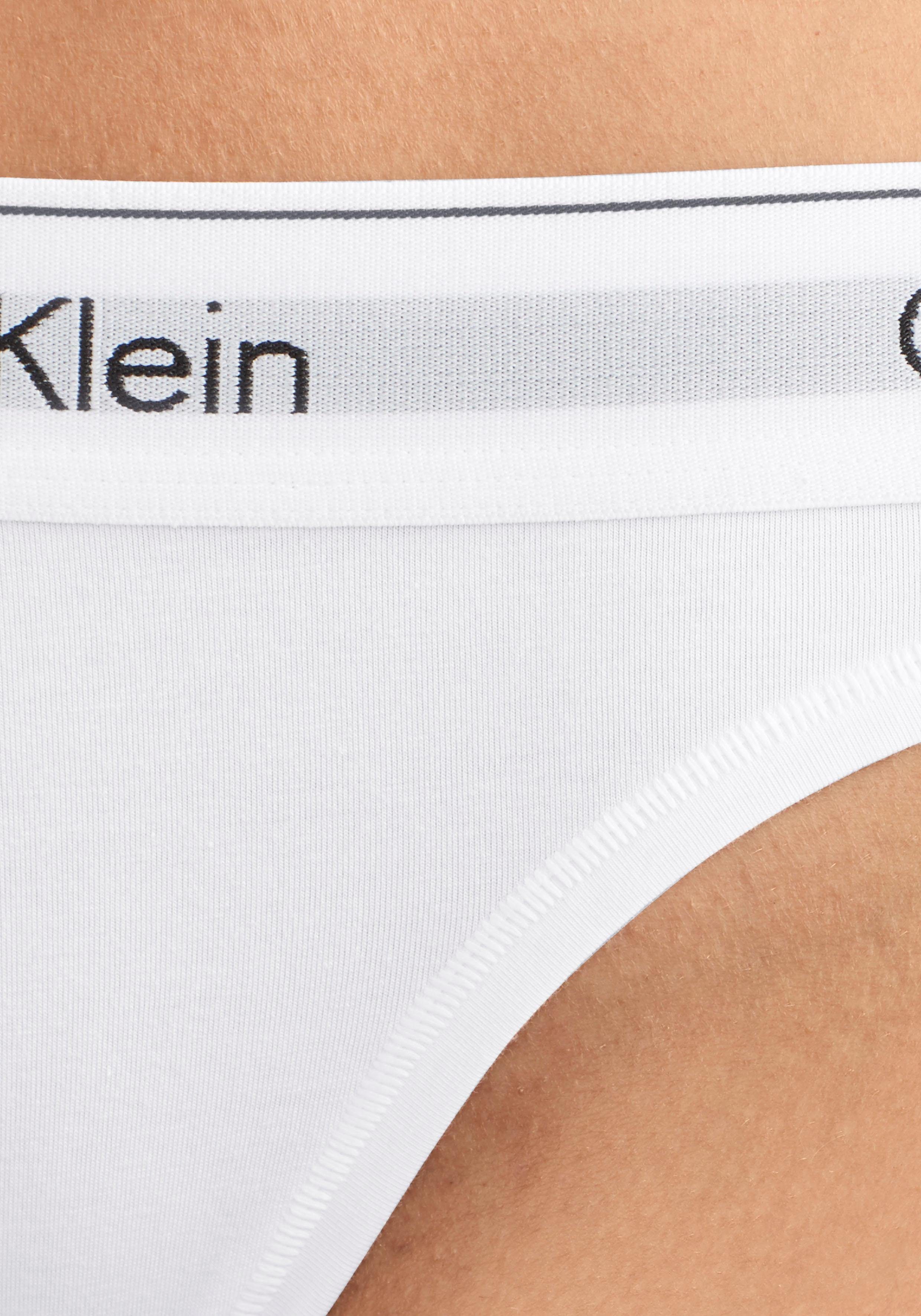Calvin Klein String Modern Cotton met brede boord