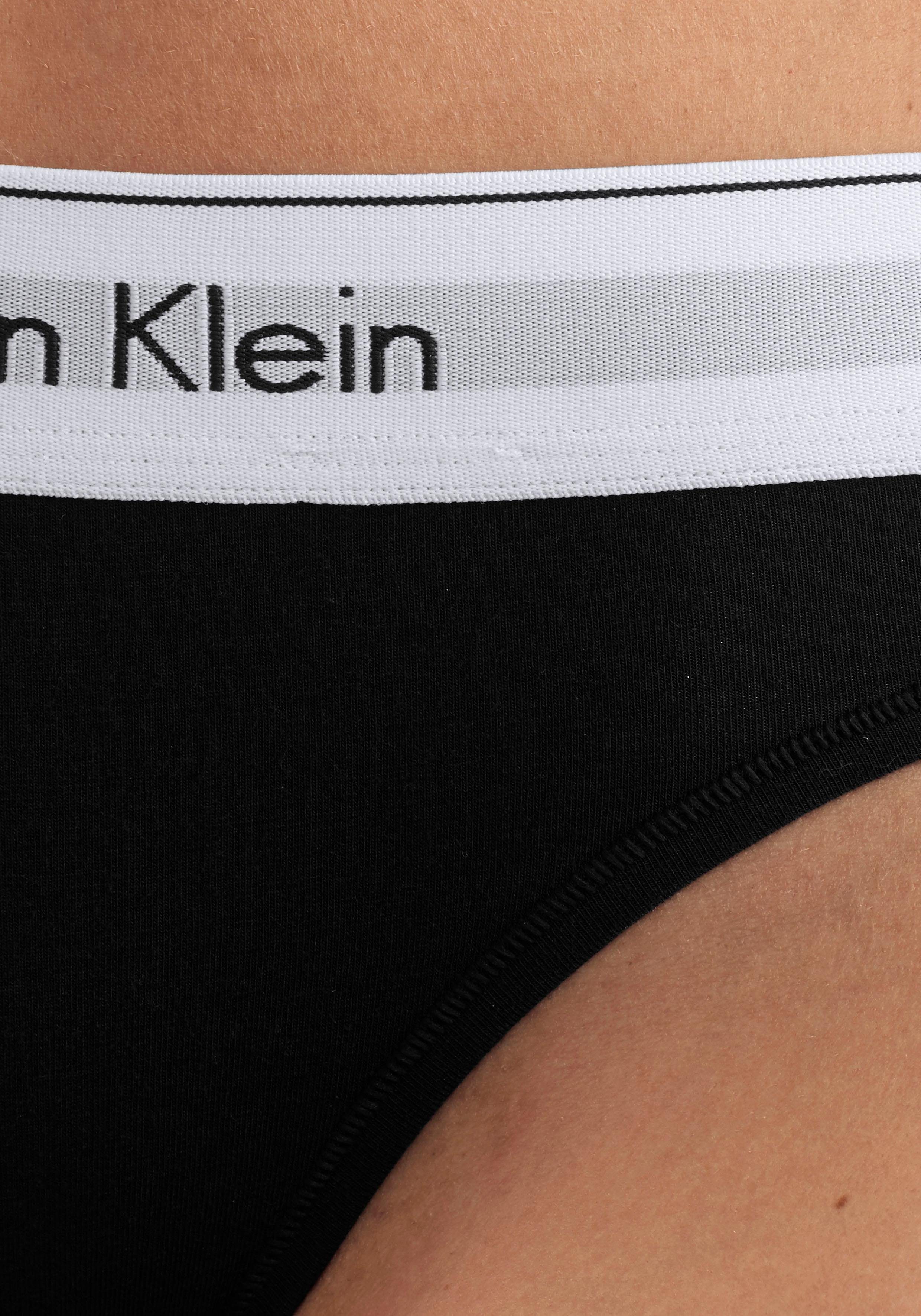 Calvin Klein String Modern Cotton met brede boord