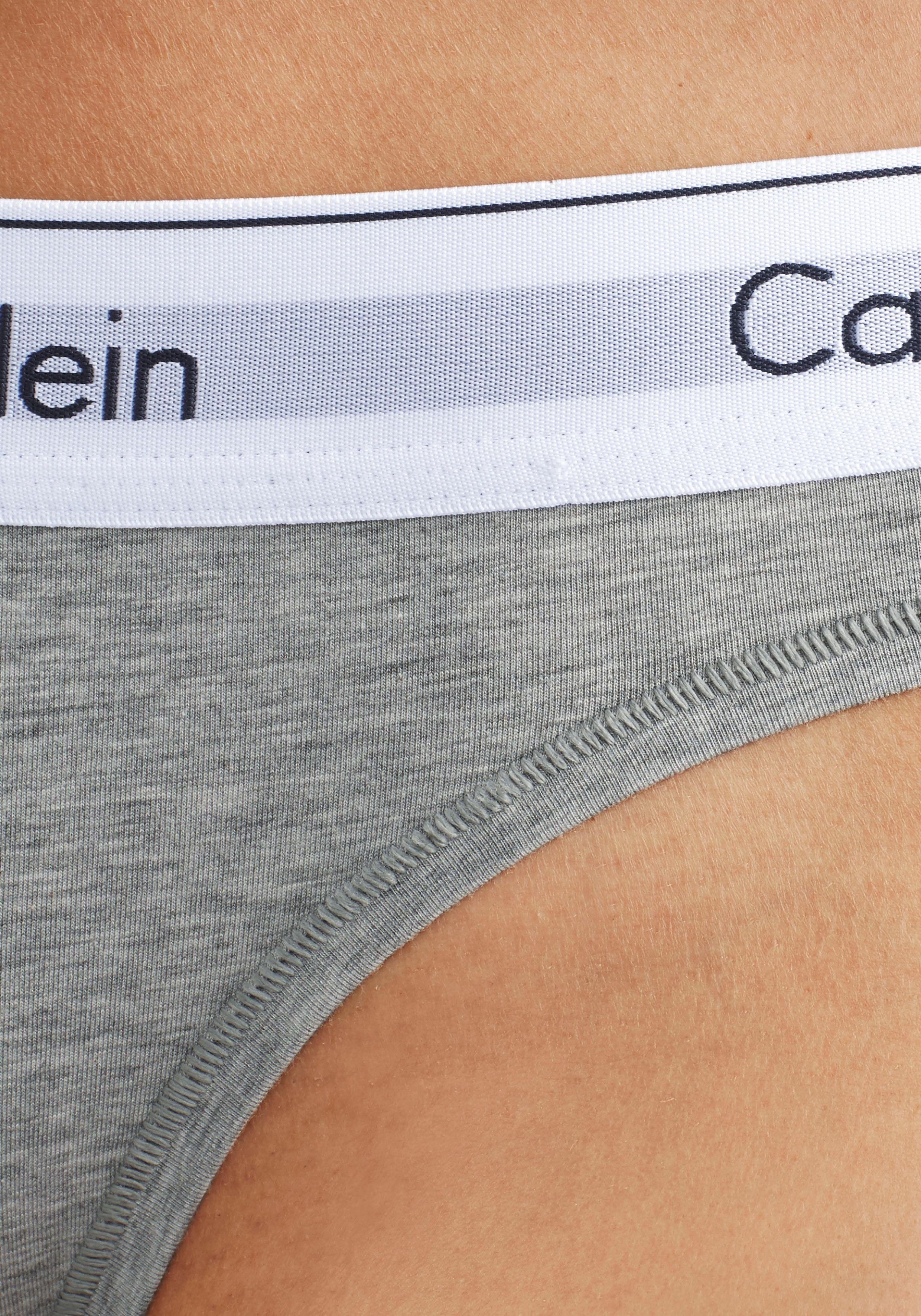 Calvin Klein String Modern Cotton met brede boord