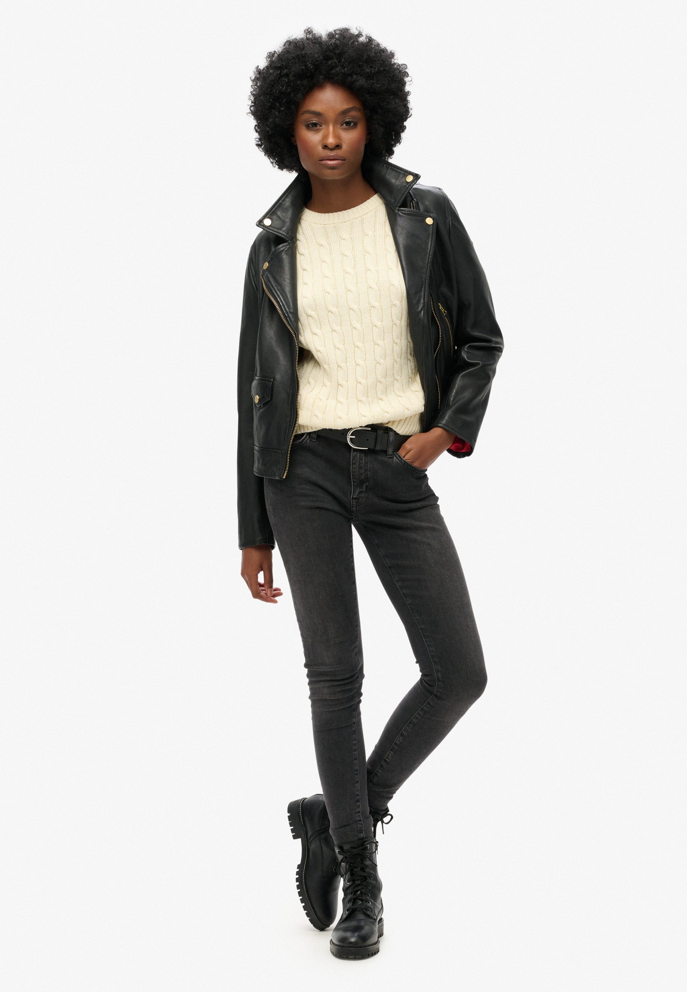 Superdry Gebreide trui SLOUCHY CABLE KNIT