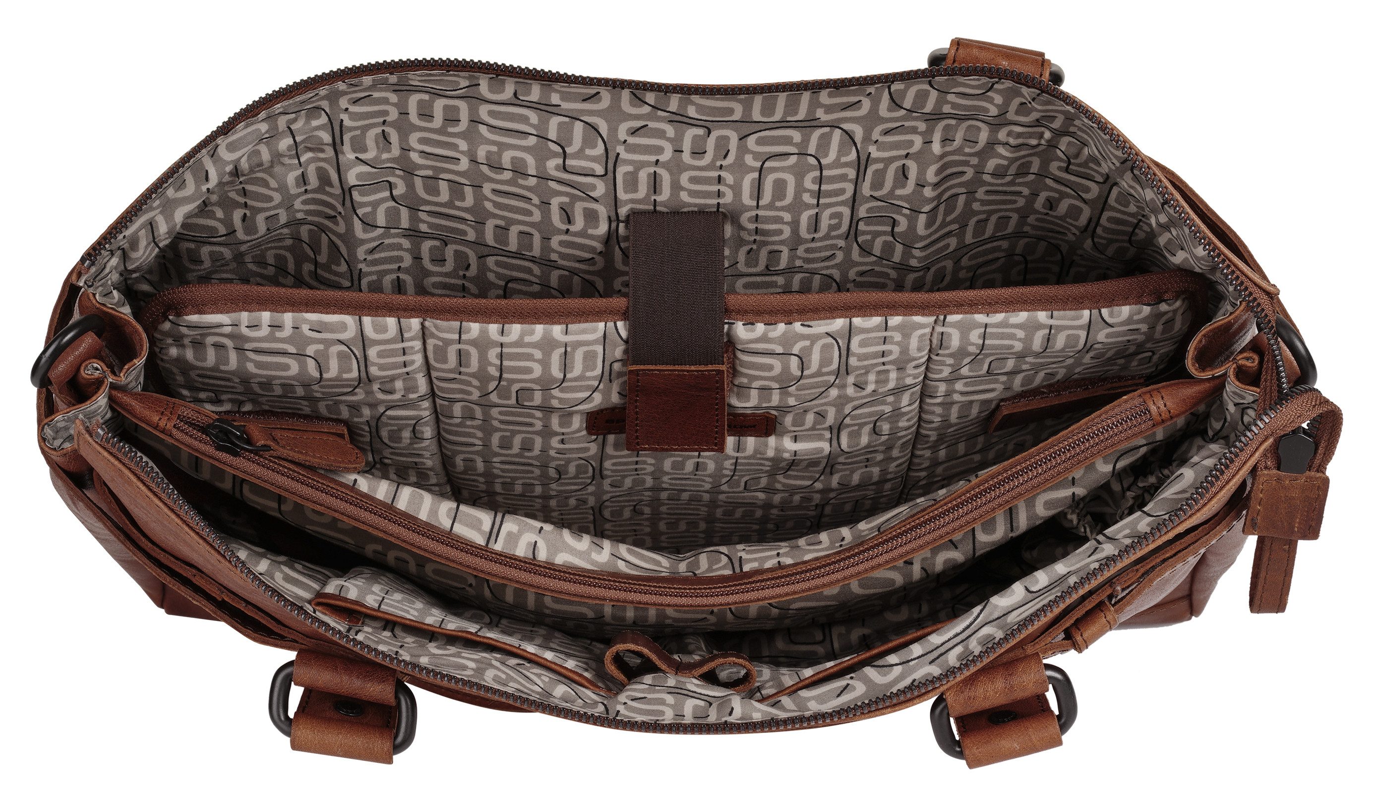 Spikes & Sparrow Shopper echt leder