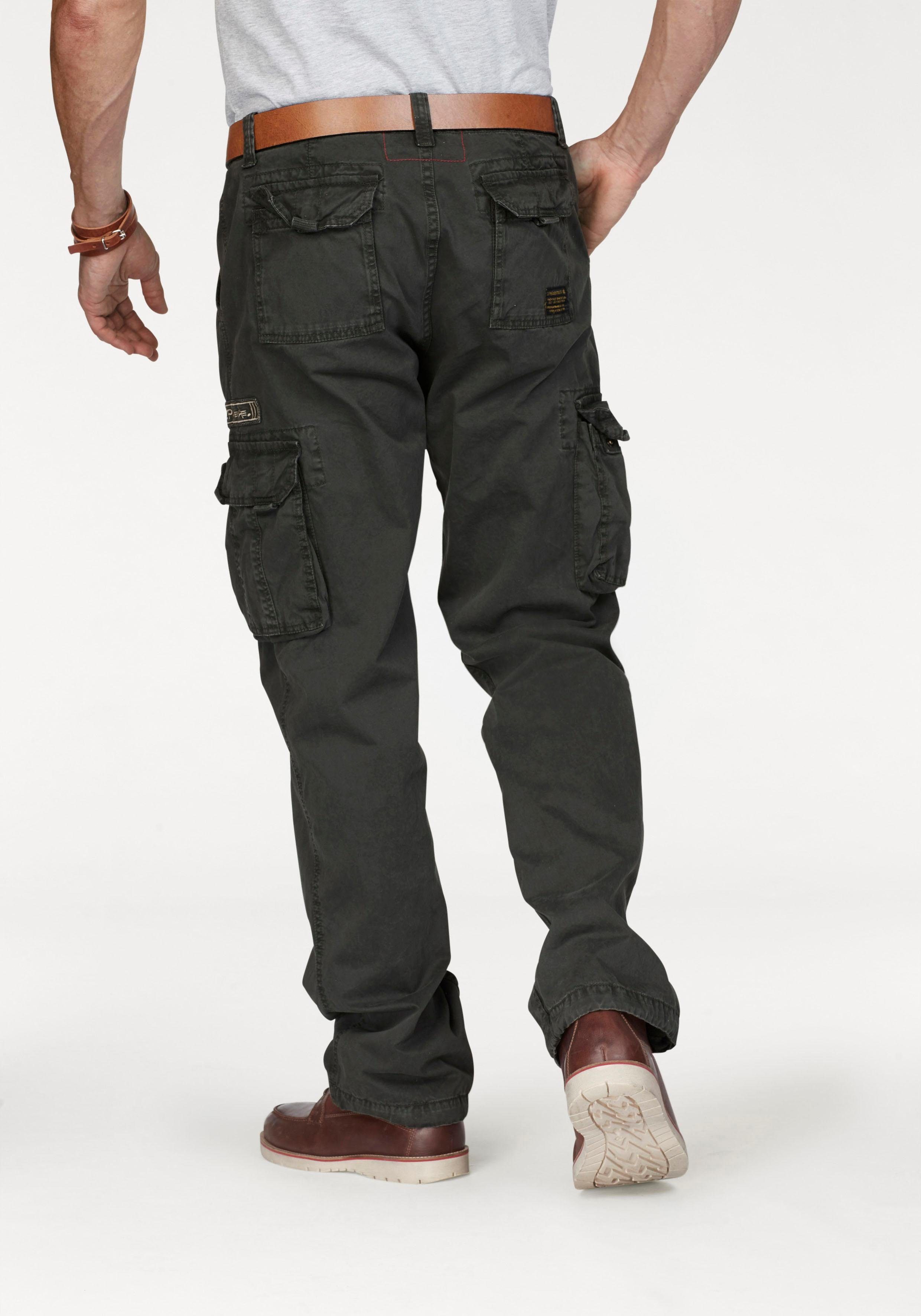 Alpha Industries Cargobroek Jet pant met zijcargozakken en koord aan de beenafsluiting