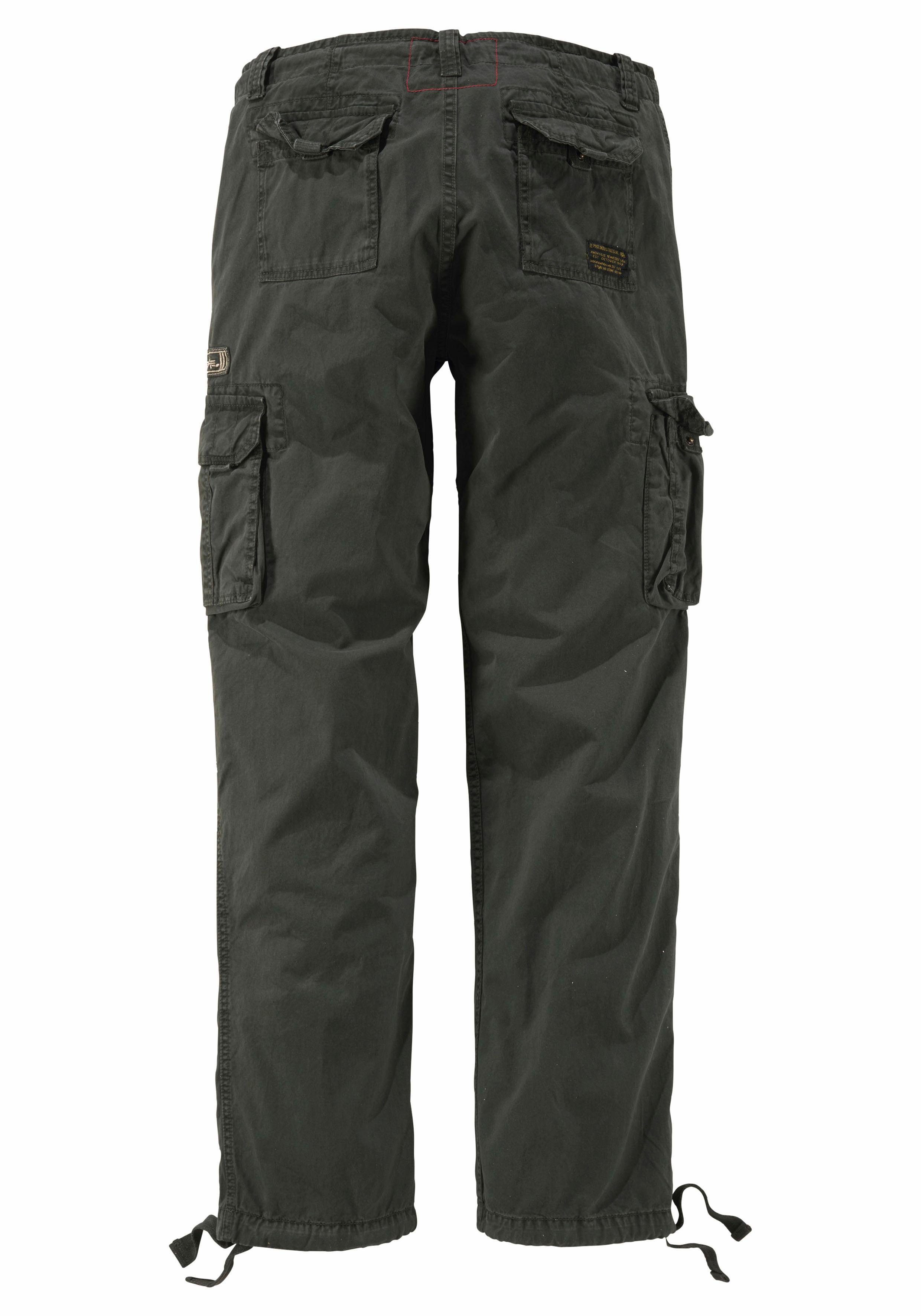 Alpha Industries Cargobroek Jet pant met zijcargozakken en koord aan de beenafsluiting